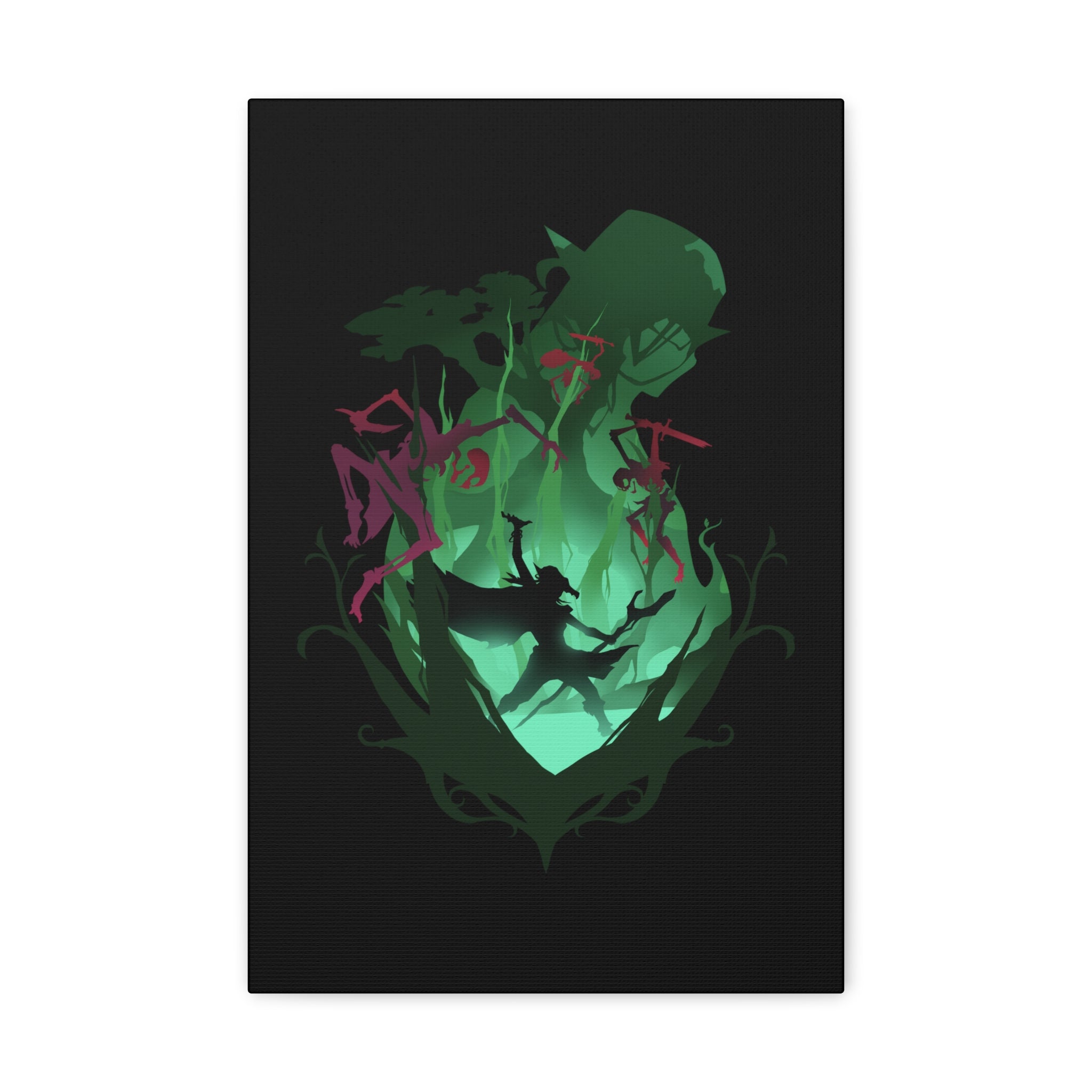 DRUID CLASS SILHOUETTE CANVAS GALLERY WRAPS
