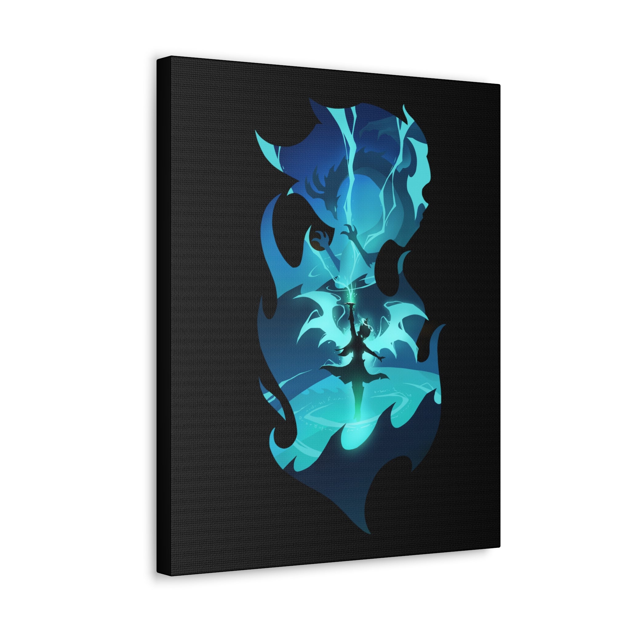 SORCERER CLASS SILHOUETTE CANVAS GALLERY WRAPS
