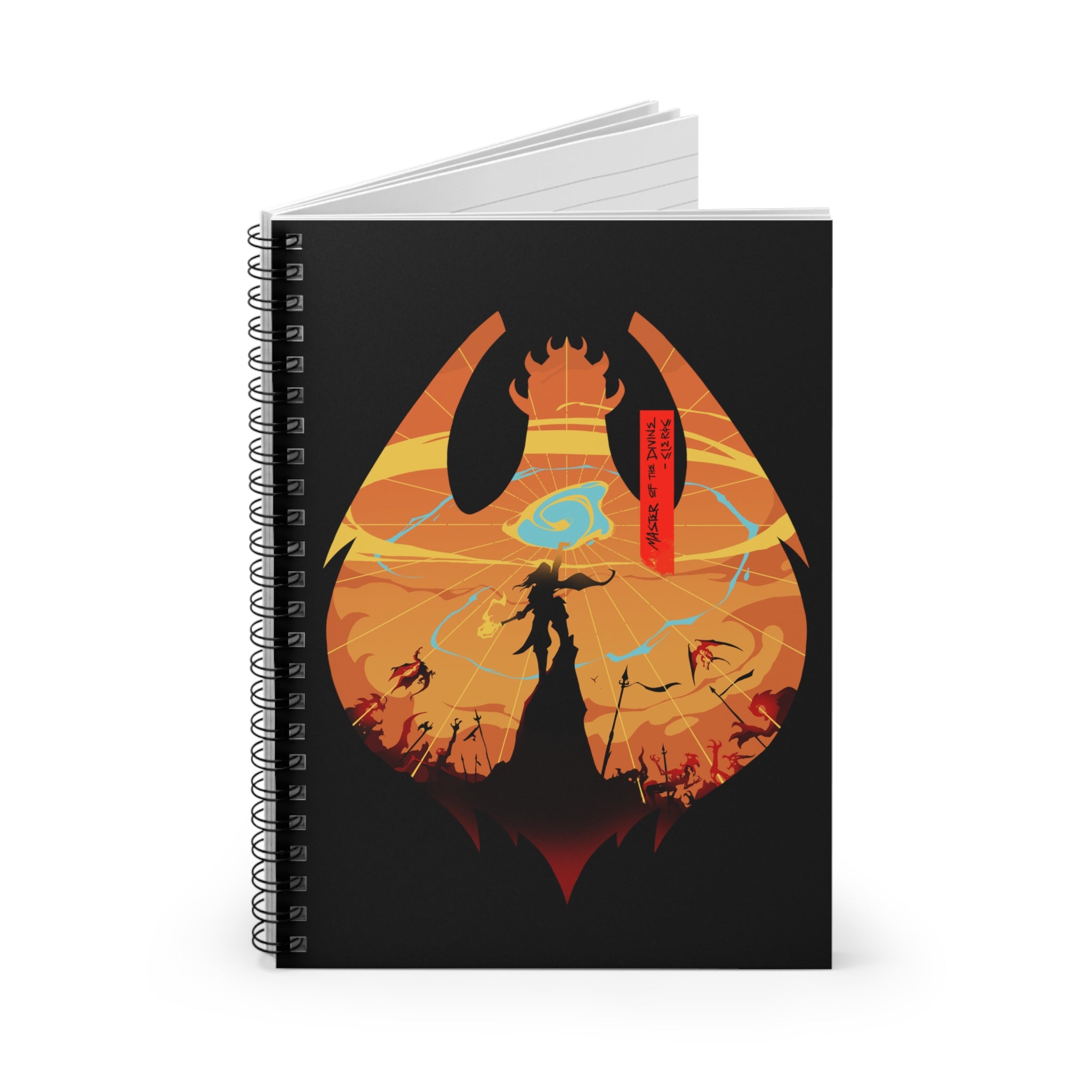 CLERIC CLASS SILHOUETTE CAMPAIGN JOURNAL SPIRAL NOTEBOOK