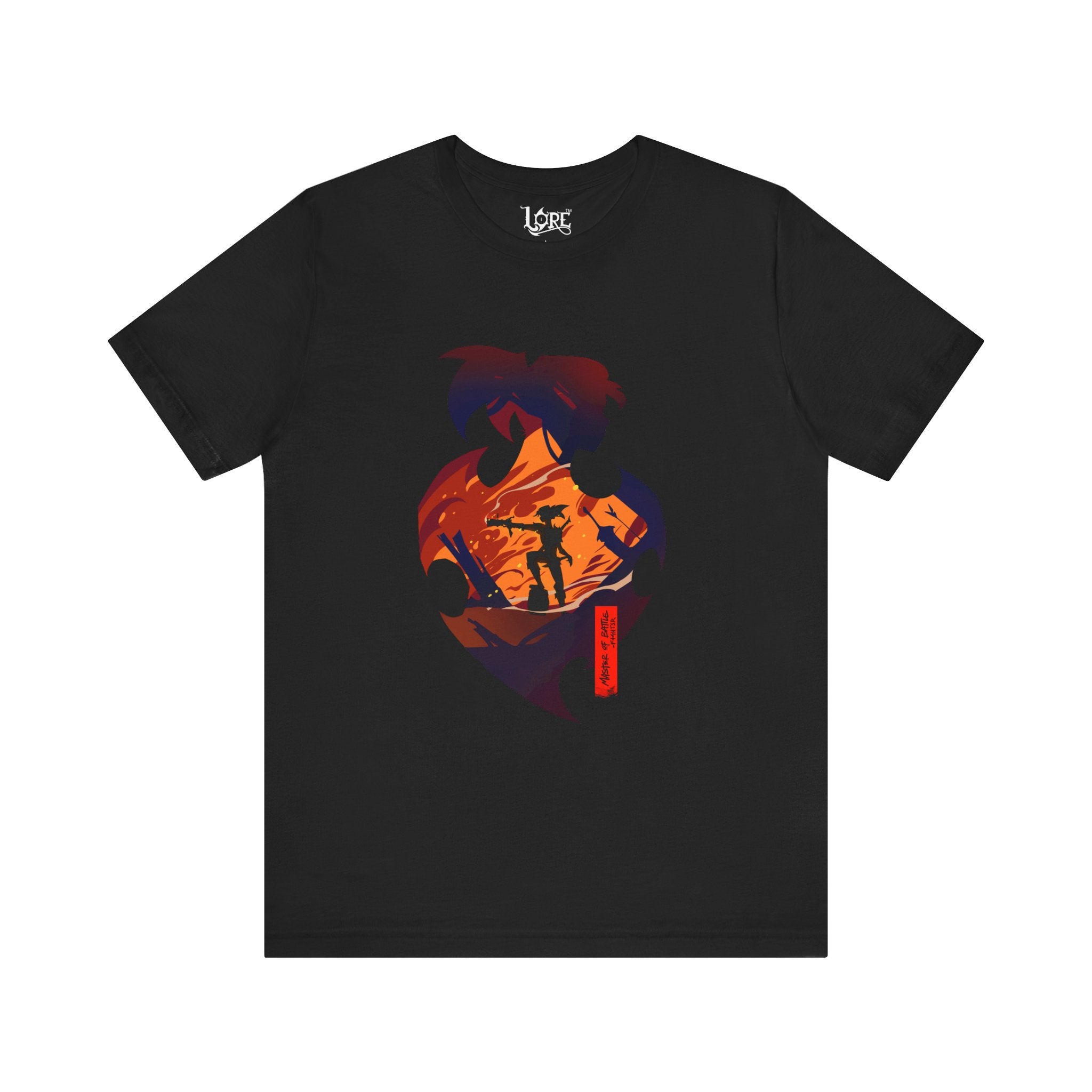 FIGHTER CLASS SILHOUETTE T-SHIRT - RED BANNER EDITION
