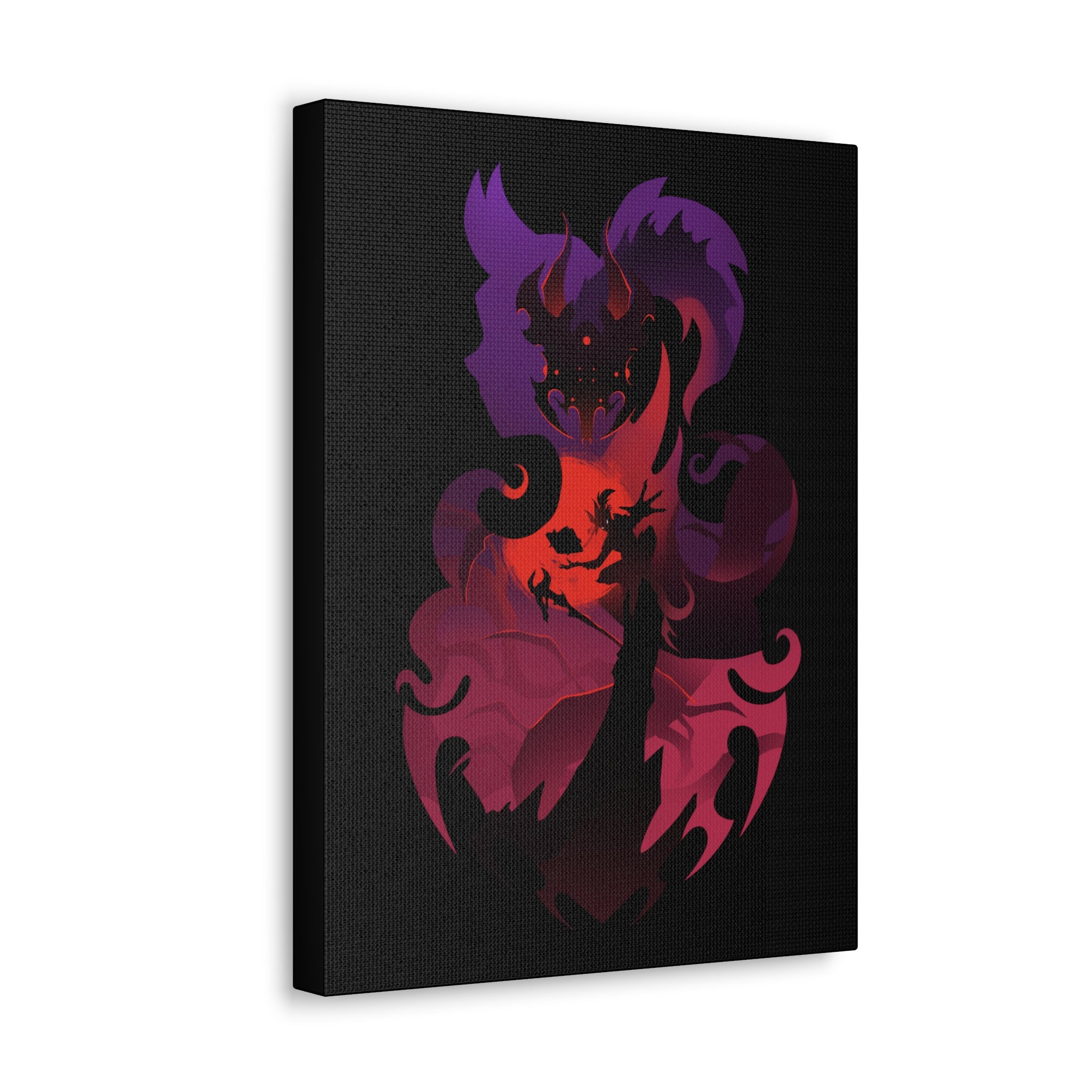 WARLOCK CLASS SILHOUETTE CANVAS GALLERY WRAPS
