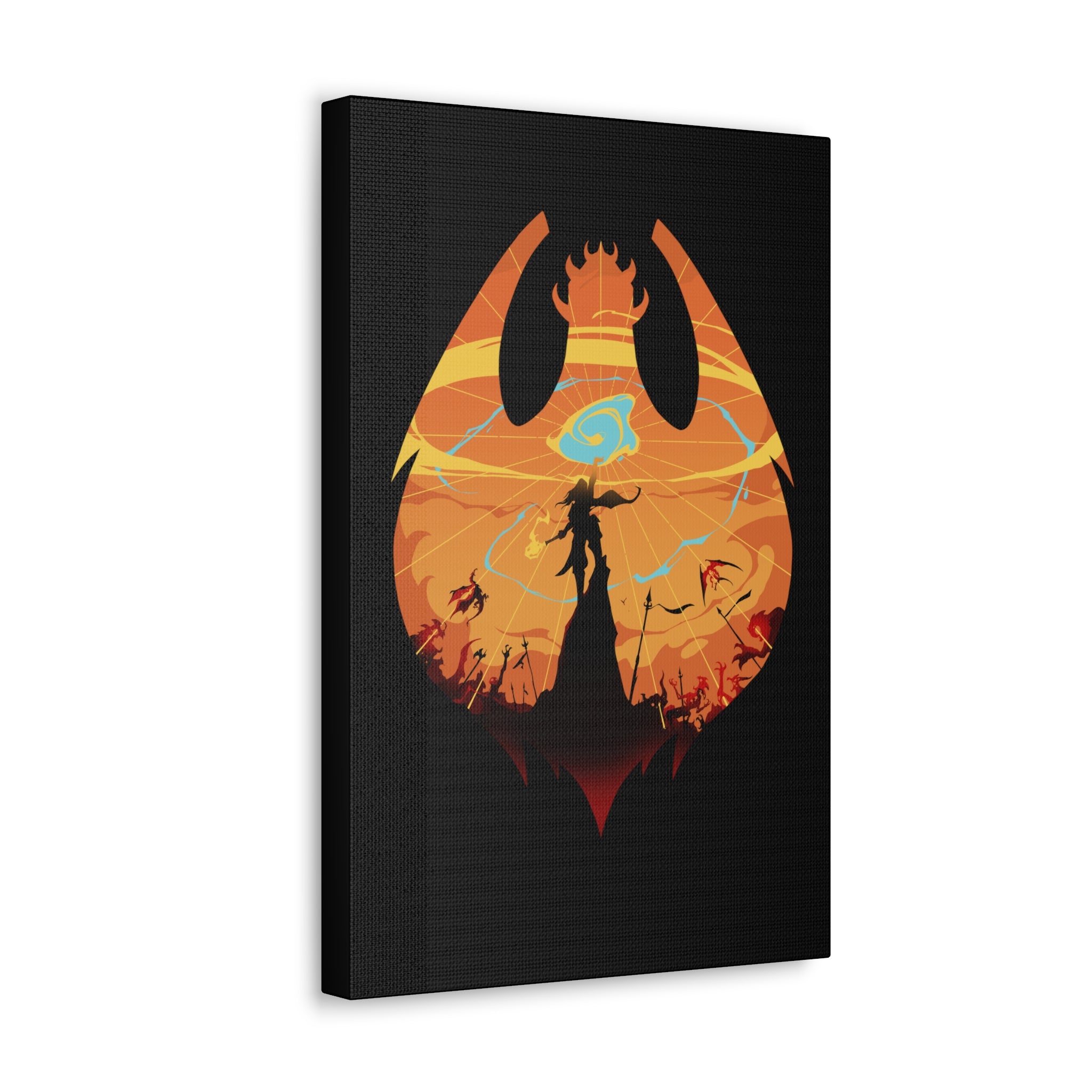 CLERIC CLASS SILHOUETTE CANVAS GALLERY WRAPS