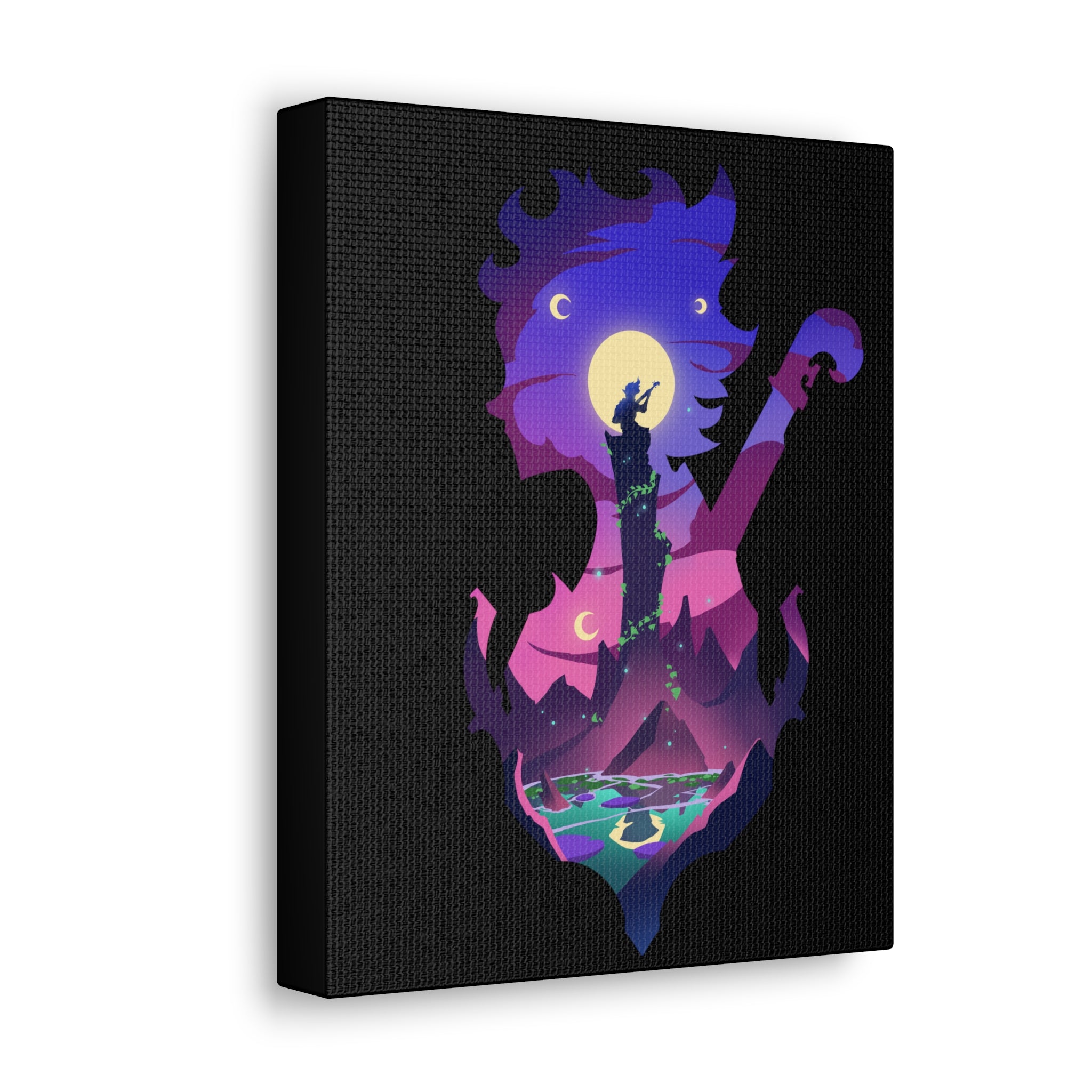 BARD CLASS SILHOUETTE CANVAS GALLERY WRAPS