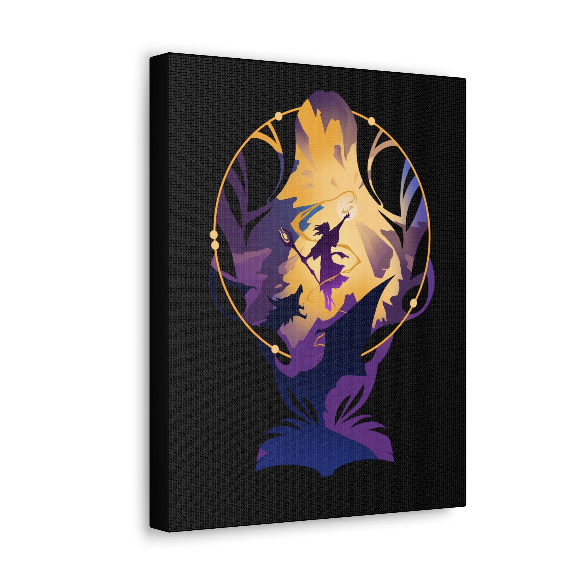 WIZARD CLASS SILHOUETTE CANVAS GALLERY WRAPS