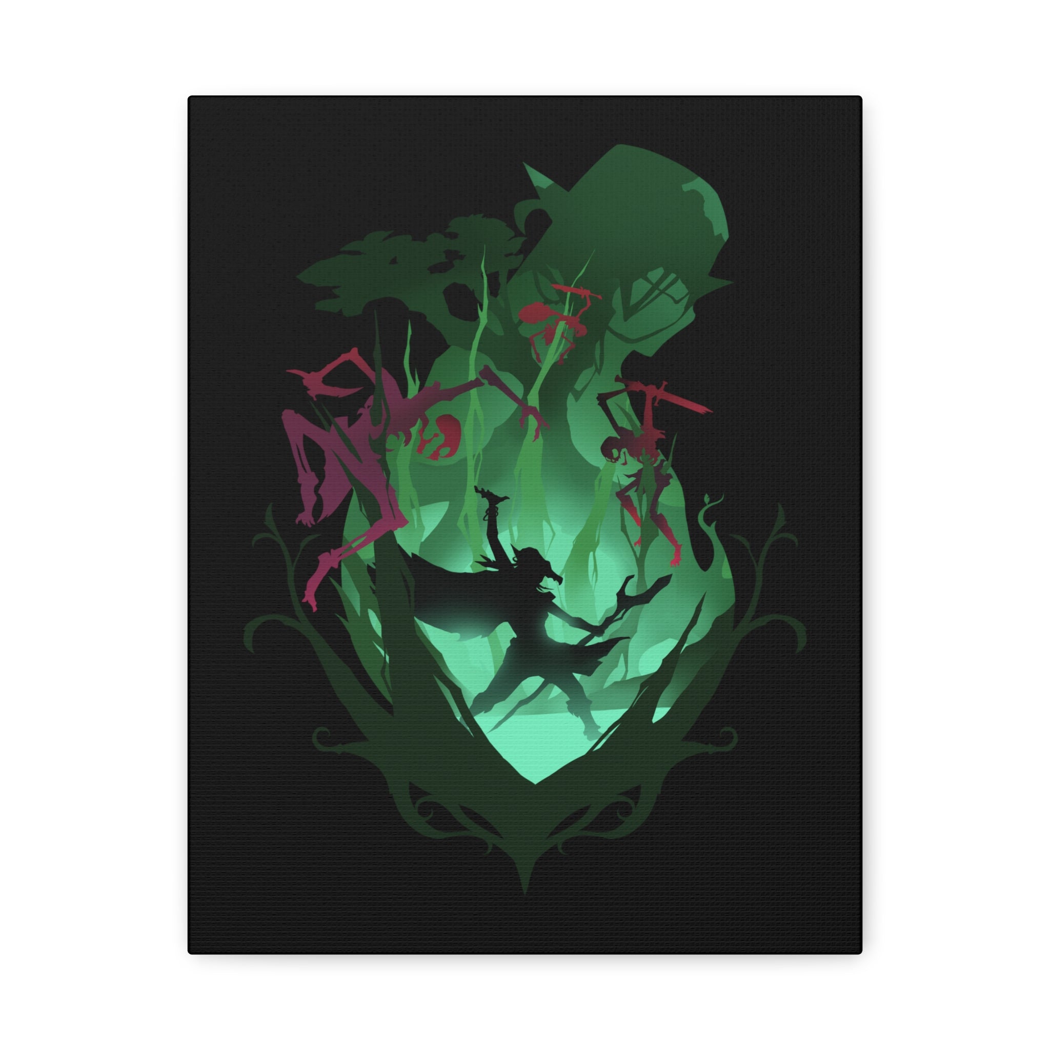 DRUID CLASS SILHOUETTE CANVAS GALLERY WRAPS