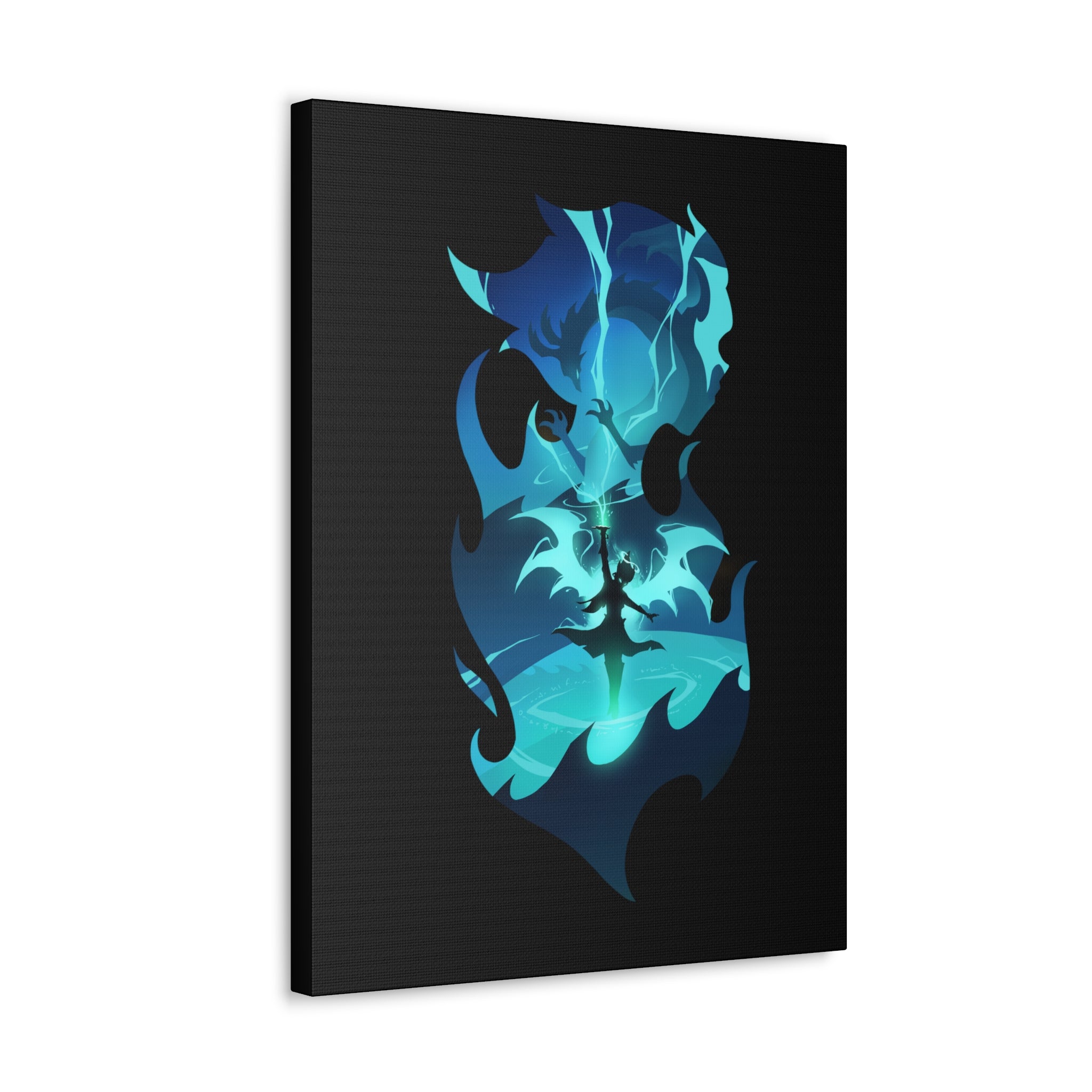 SORCERER CLASS SILHOUETTE CANVAS GALLERY WRAPS
