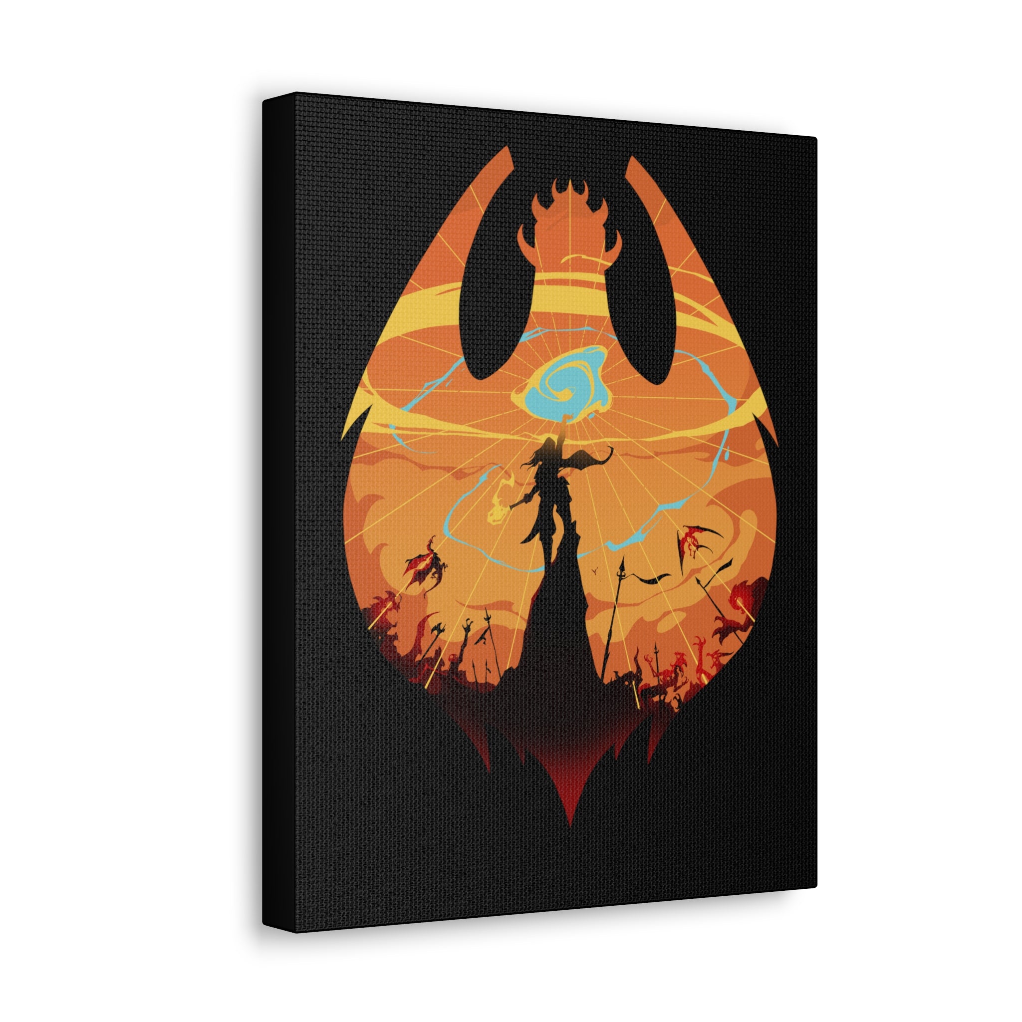 CLERIC CLASS SILHOUETTE CANVAS GALLERY WRAPS