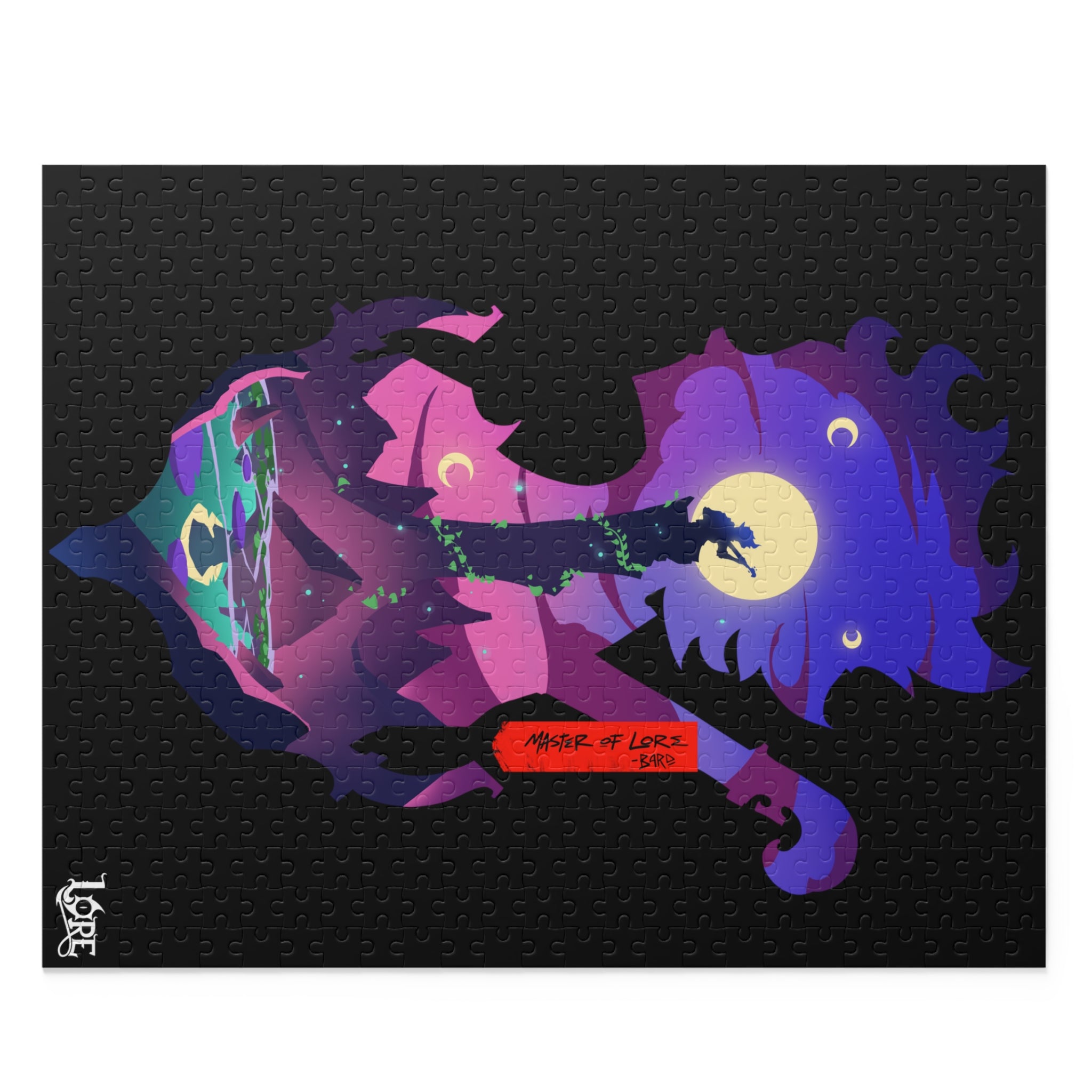 BARD CLASS SILHOUETTE PUZZLE (120, 252, 500-PIECE)