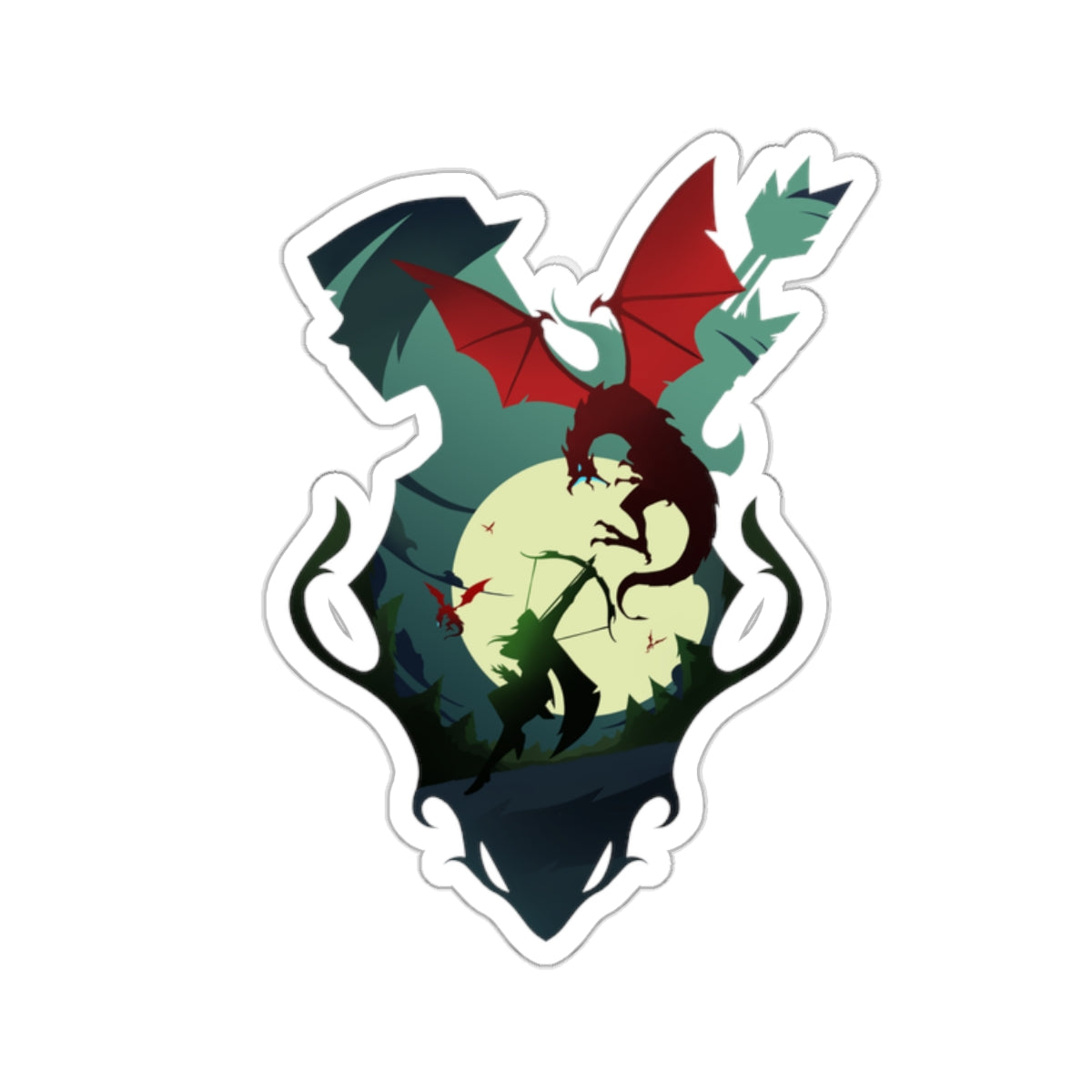 RANGER CLASS SILHOUETTE KISS-CUT STICKER