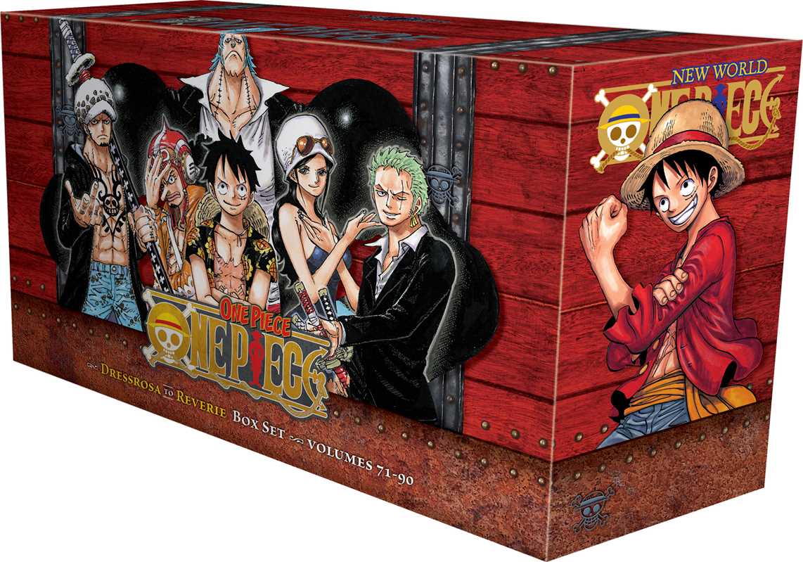One Piece Box Set 4: Dressrosa to Reverie by Eiichiro Oda: Paperback; 4328 pages / English