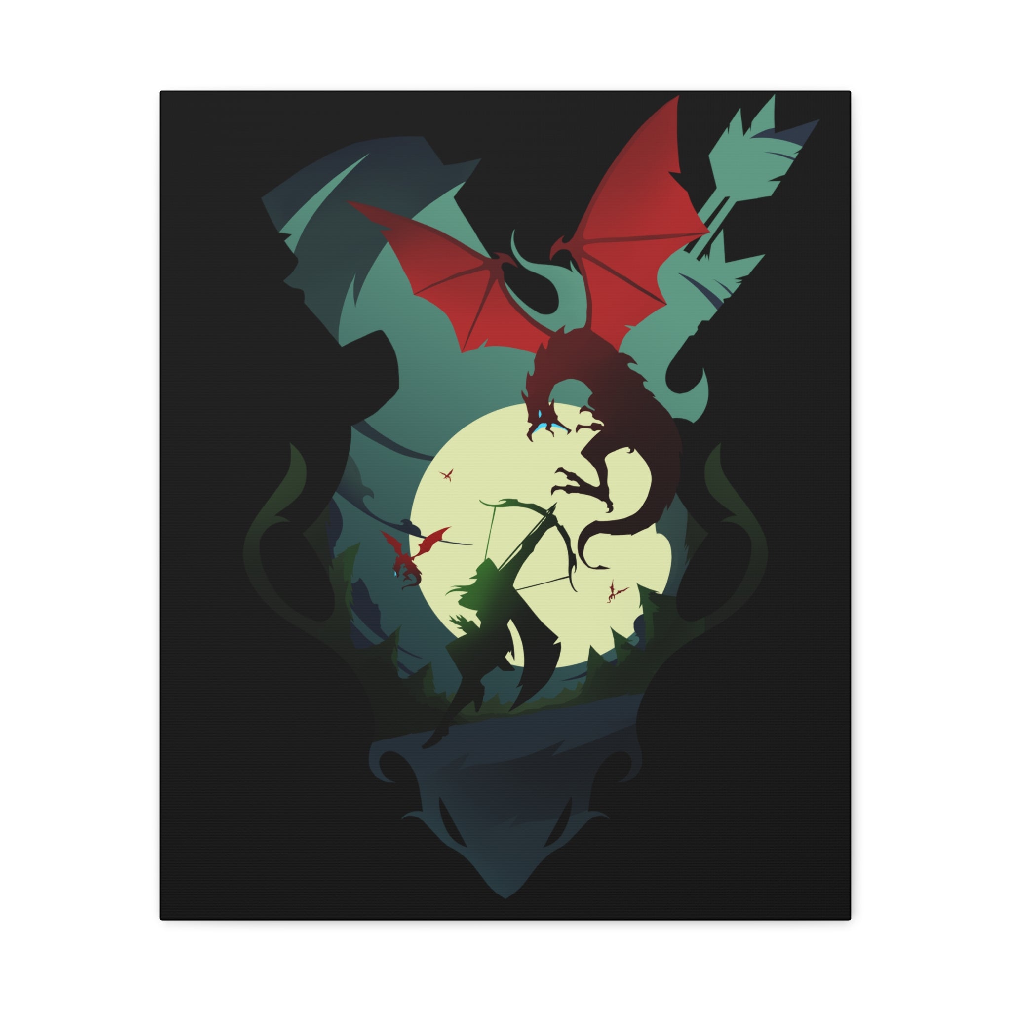 RANGER CLASS SILHOUETTE CANVAS GALLERY WRAPS