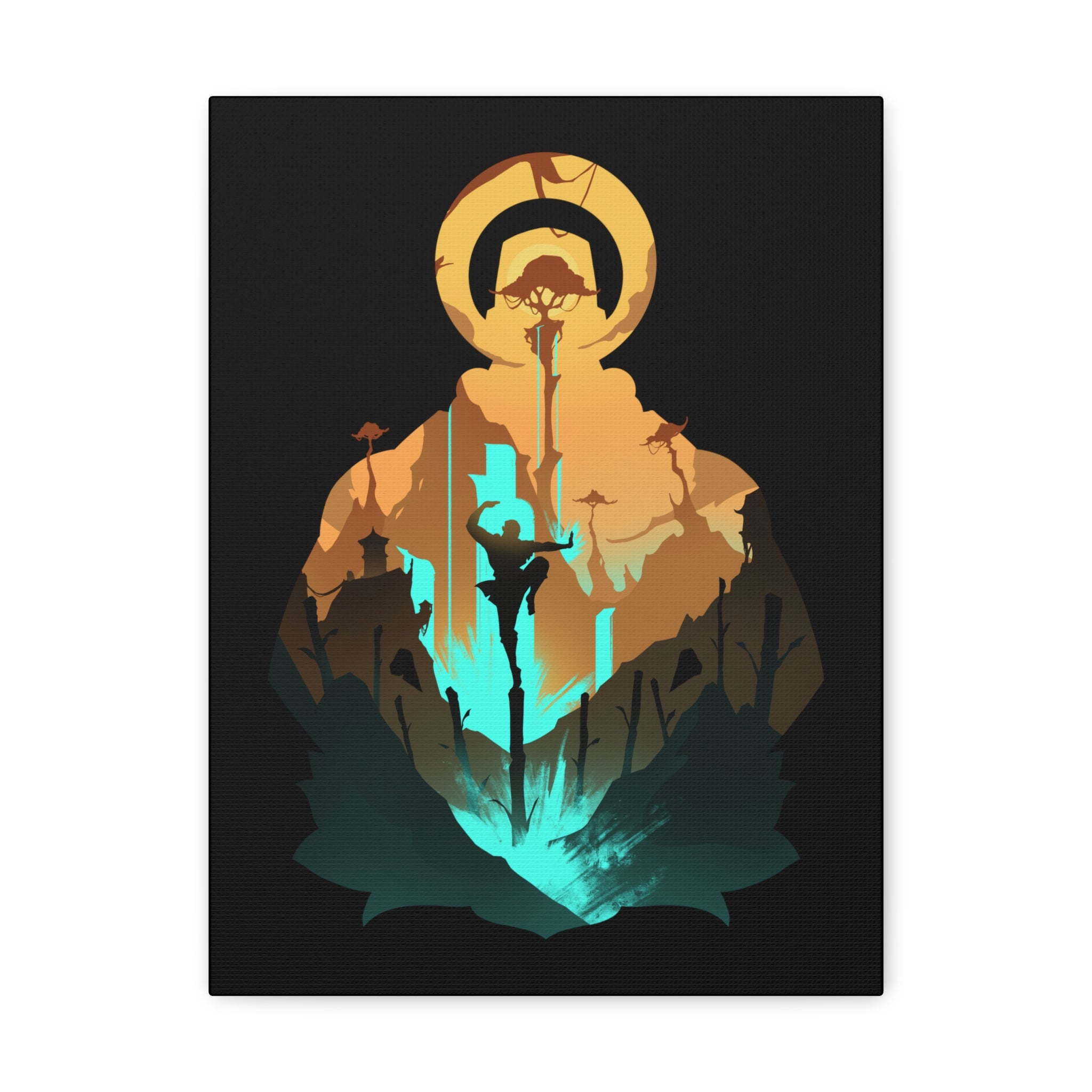 MONK CLASS SILHOUETTE CANVAS GALLERY WRAPS