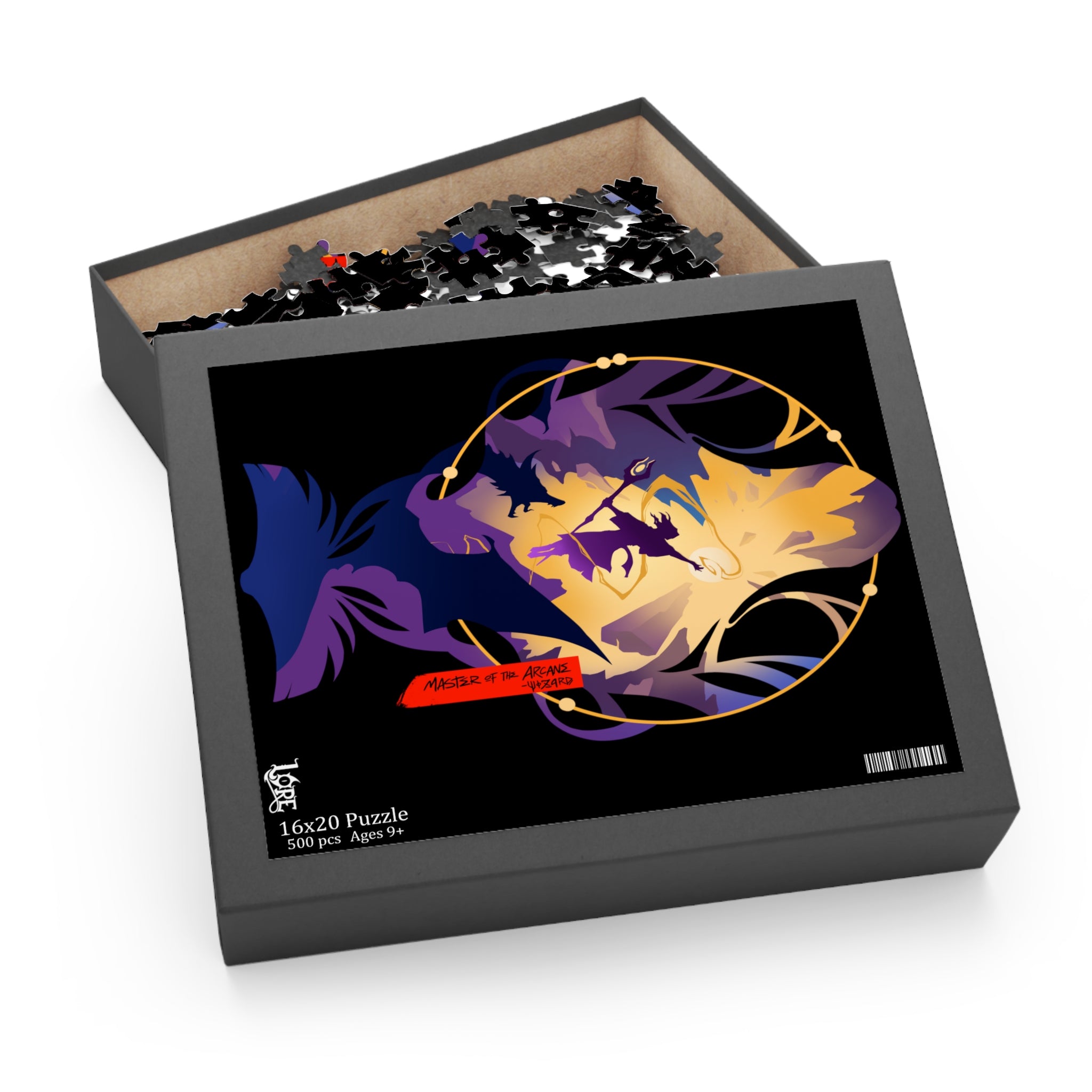 WIZARD CLASS SILHOUETTE PUZZLE (120, 252, 500-PIECE)