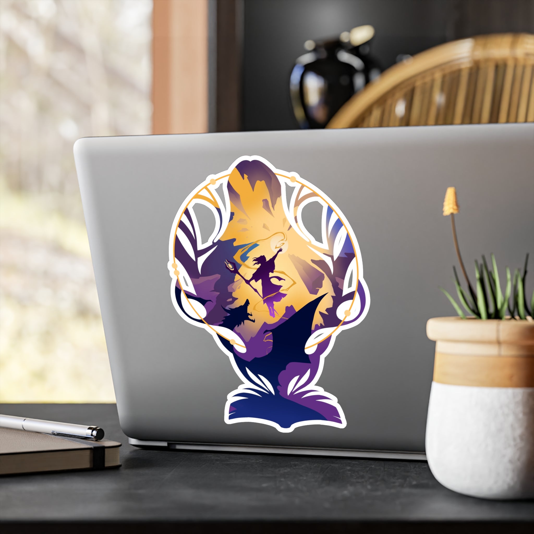 WIZARD CLASS SILHOUETTE KISS-CUT VINYL DECAL