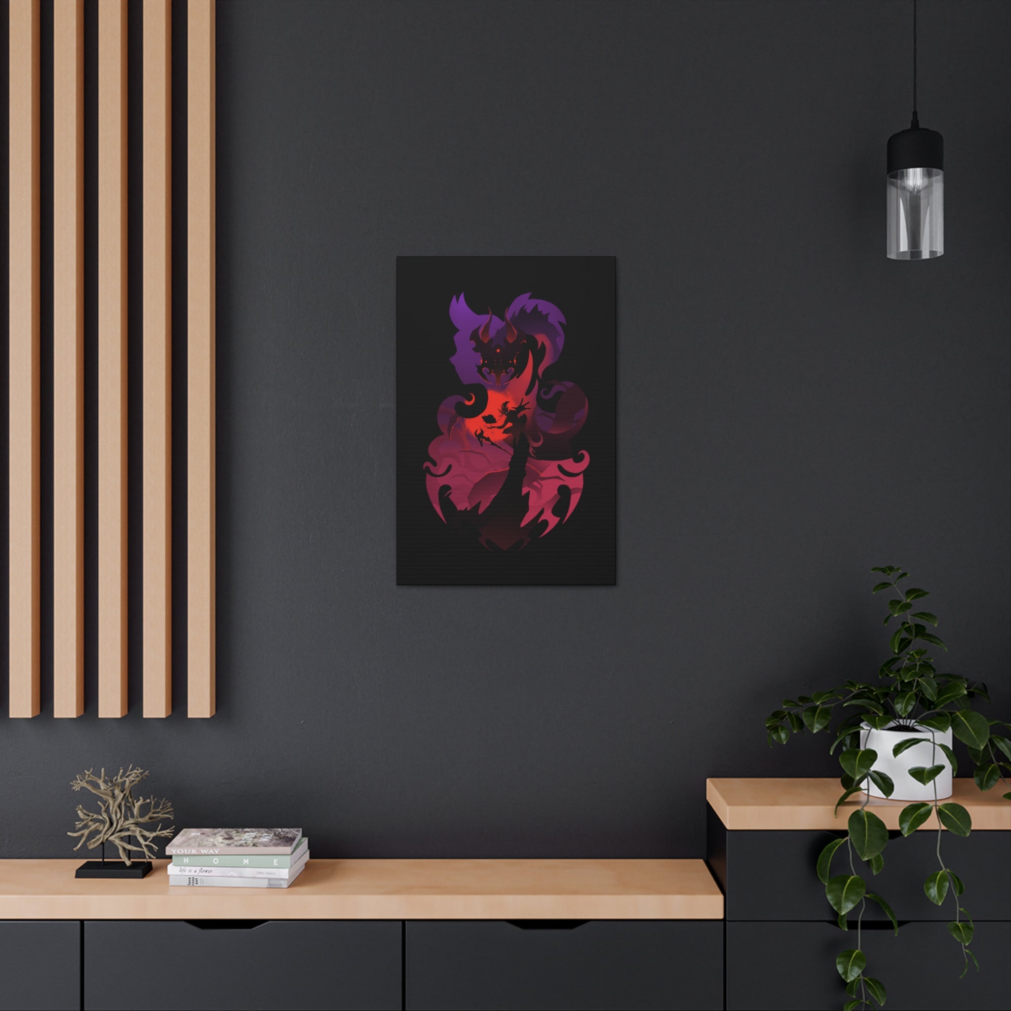 WARLOCK CLASS SILHOUETTE CANVAS GALLERY WRAPS