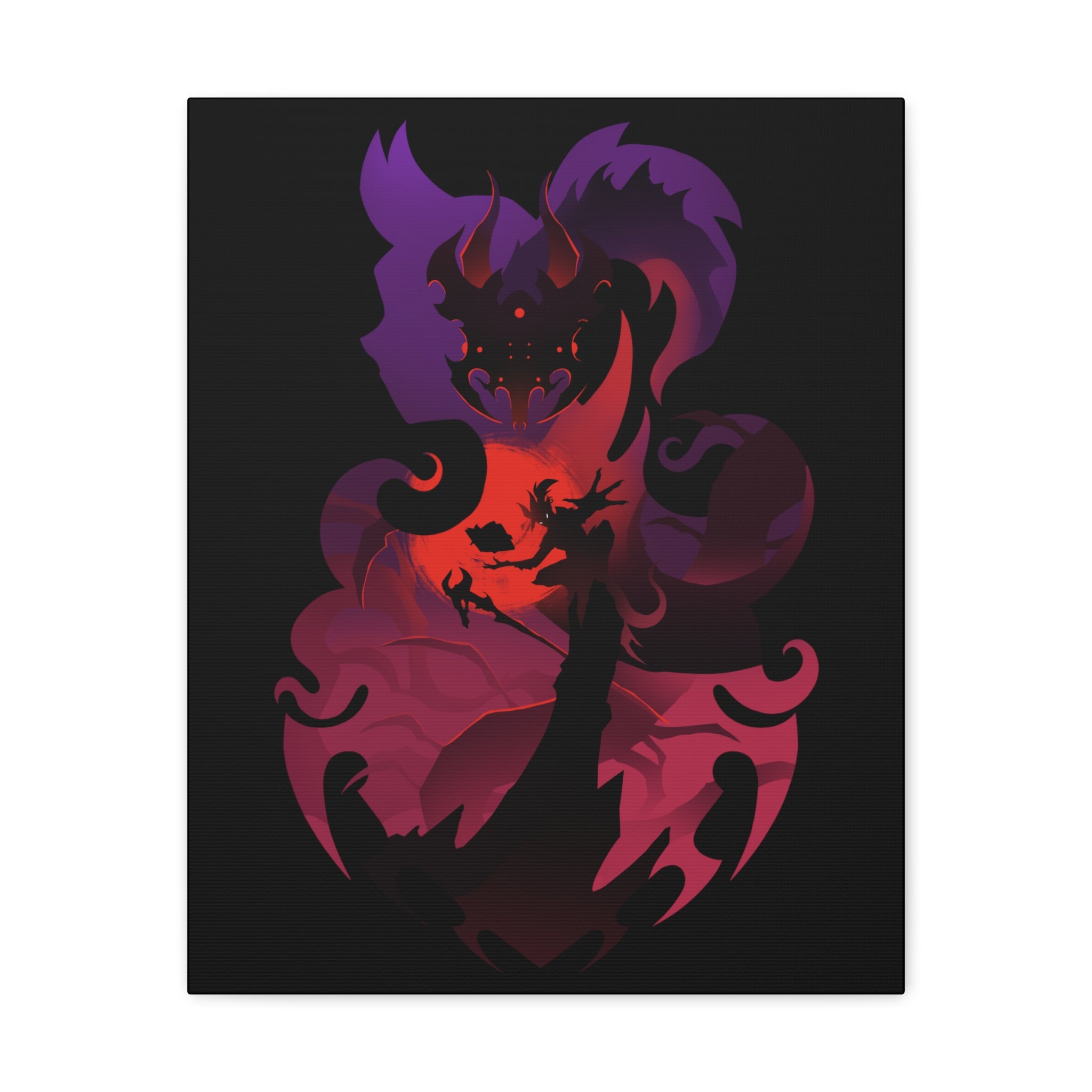 WARLOCK CLASS SILHOUETTE CANVAS GALLERY WRAPS