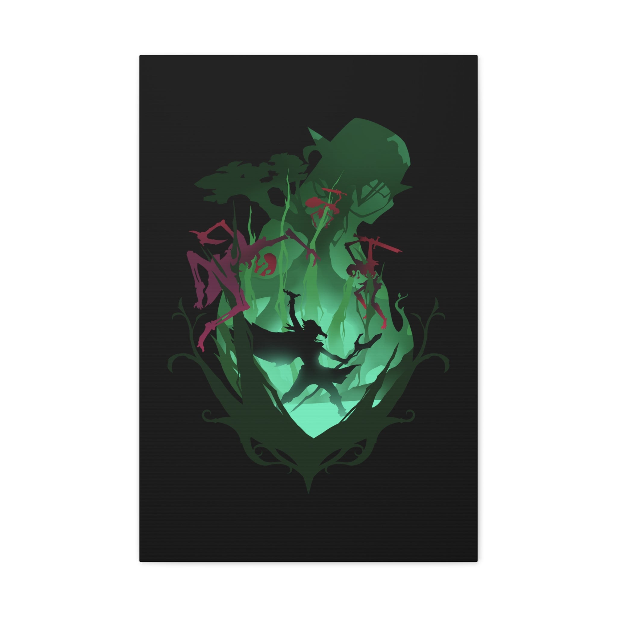 DRUID CLASS SILHOUETTE CANVAS GALLERY WRAPS