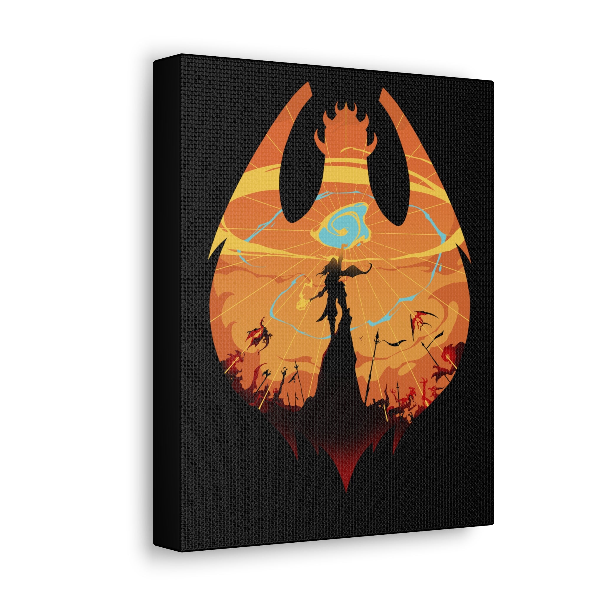 CLERIC CLASS SILHOUETTE CANVAS GALLERY WRAPS