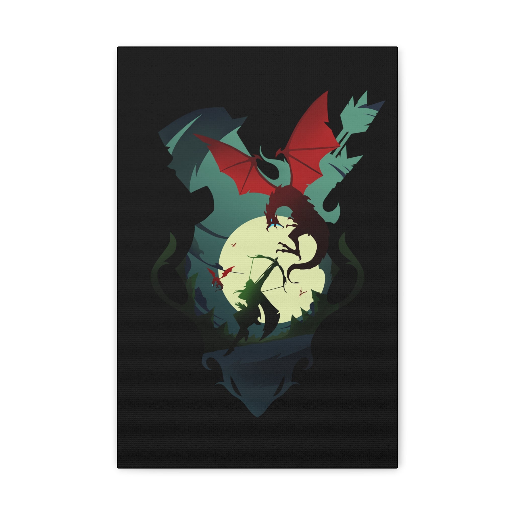 RANGER CLASS SILHOUETTE CANVAS GALLERY WRAPS