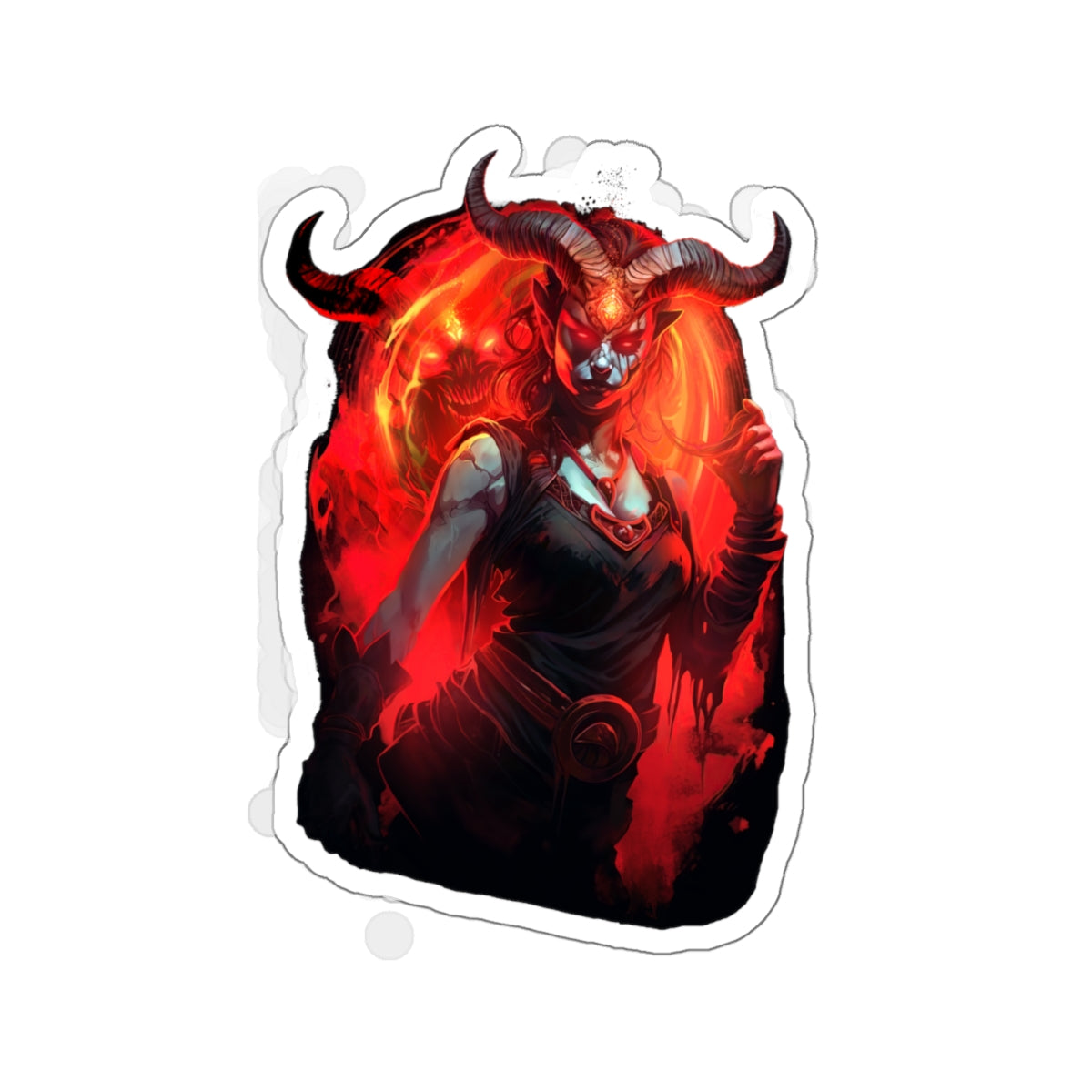 WARLOCK CLASS KISS-CUT STICKER