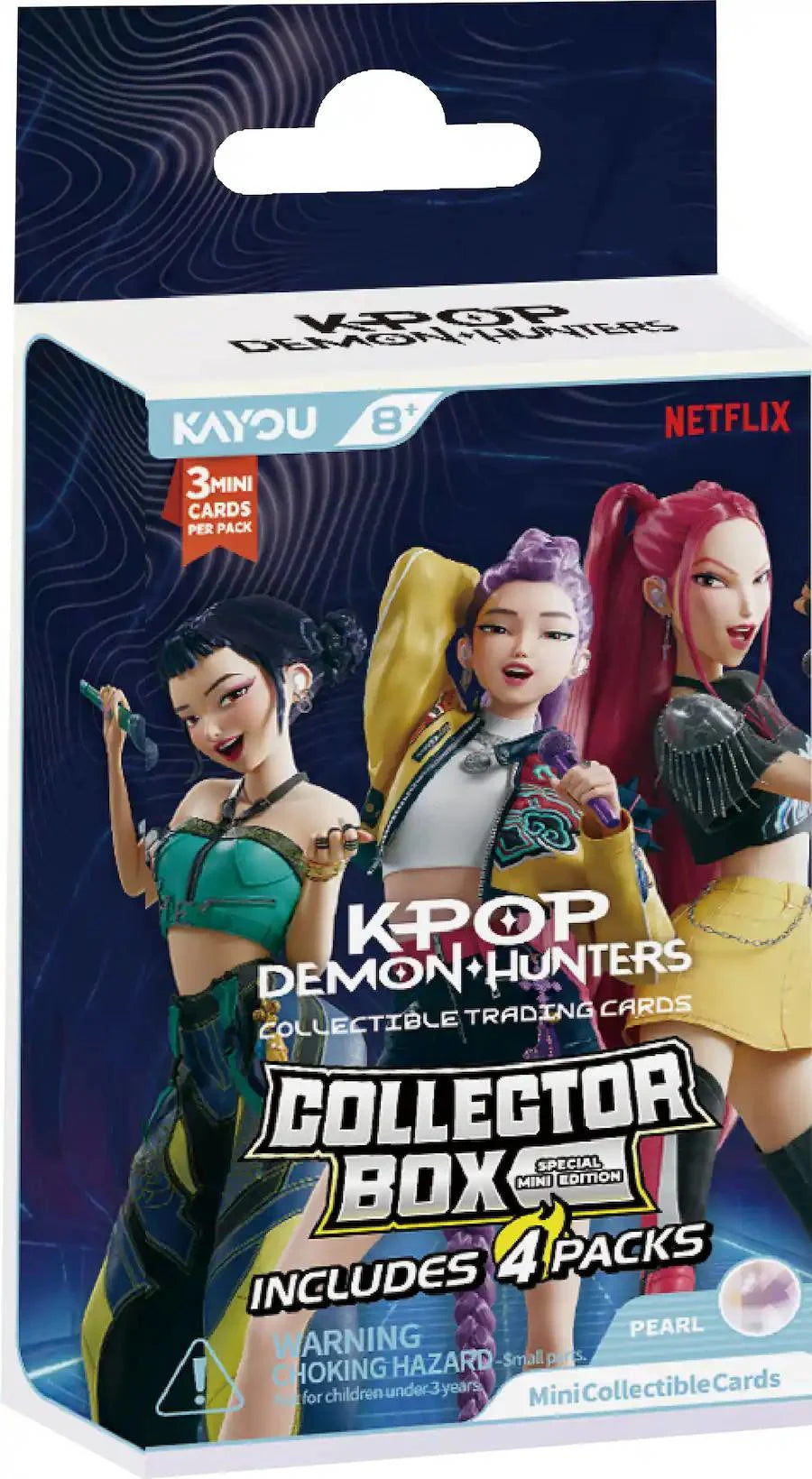 KPop Demon Hunters Collectible Cards: Special Mini Edition - Collector Box (4 packs)