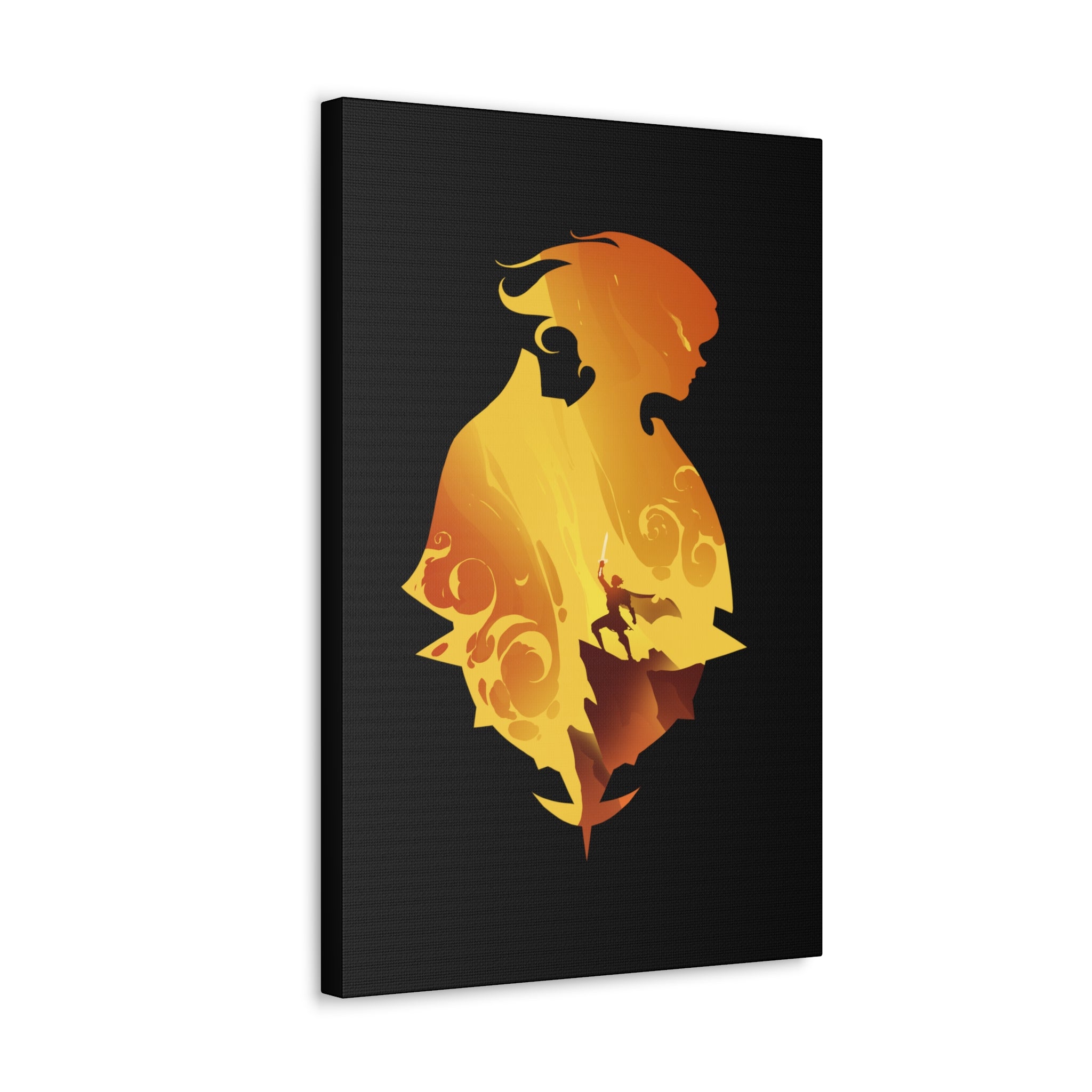 PALADIN CLASS SILHOUETTE CANVAS GALLERY WRAPS