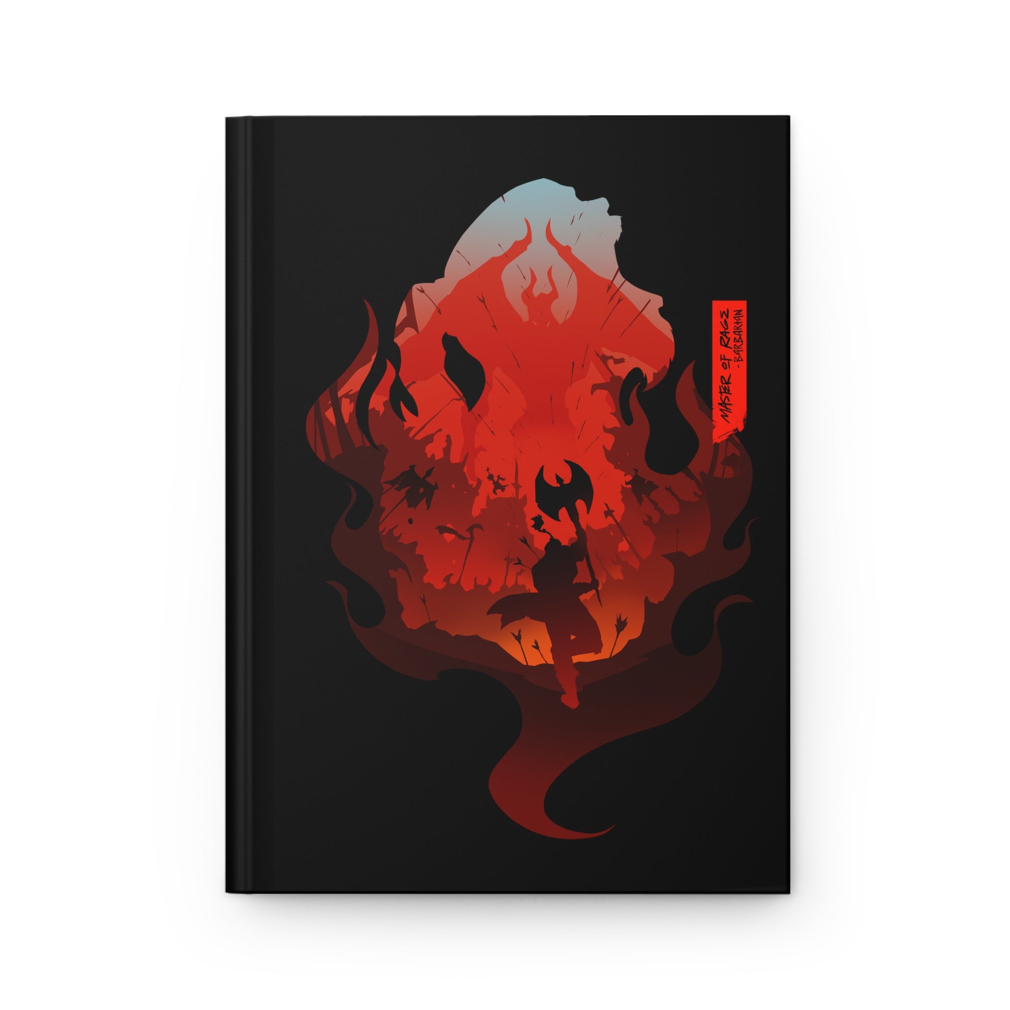 BARBARIAN CLASS SILHOUETTE HARDCOVER CAMPAIGN JOURNAL