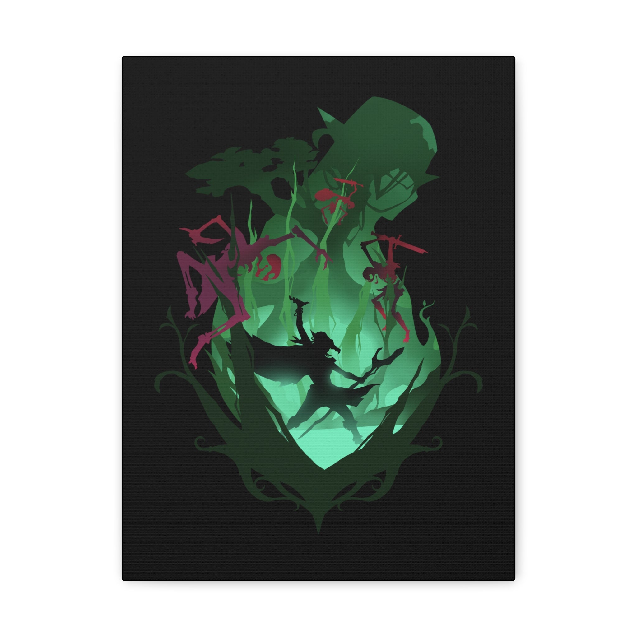DRUID CLASS SILHOUETTE CANVAS GALLERY WRAPS