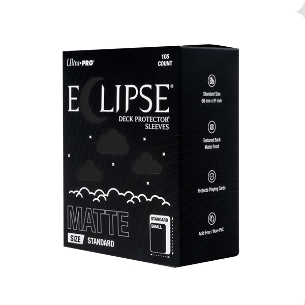 Card Sleeves: UltraPro Eclipse Standard Matte | Jet Black (105 ct)