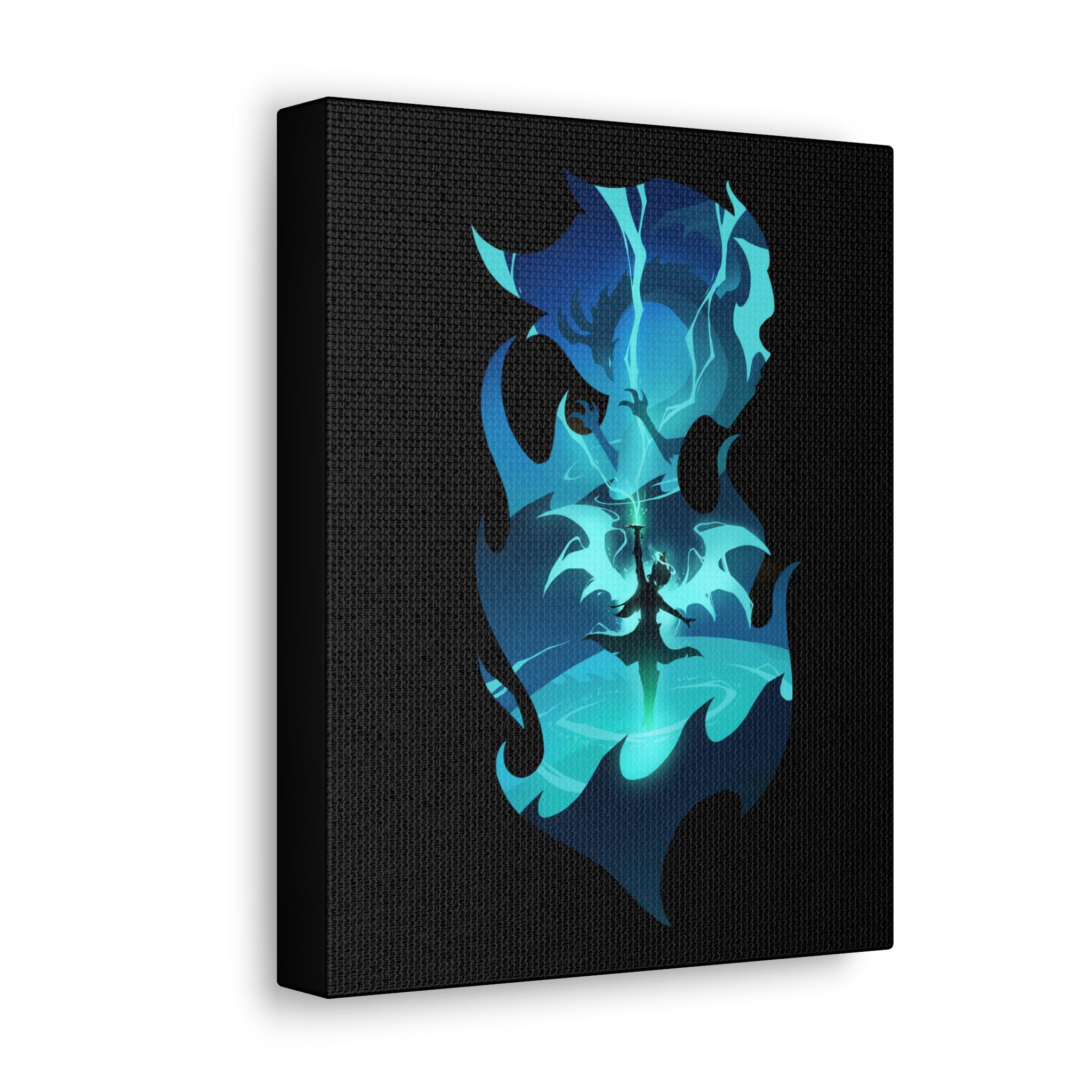 SORCERER CLASS SILHOUETTE CANVAS GALLERY WRAPS