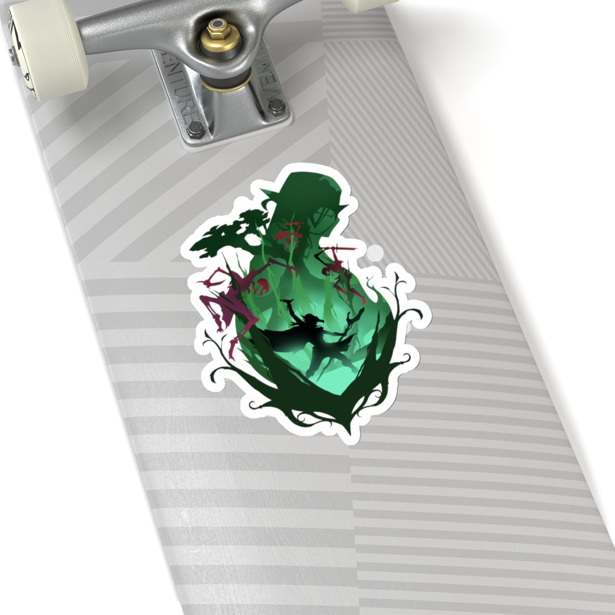DRUID CLASS SILHOUETTE KISS-CUT STICKER