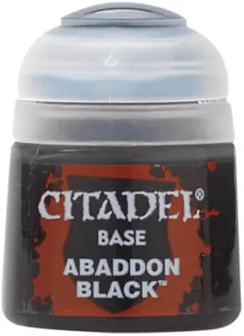 CITADEL - BASE - ABADDON BLACK 12ML - Short Code: 21-25