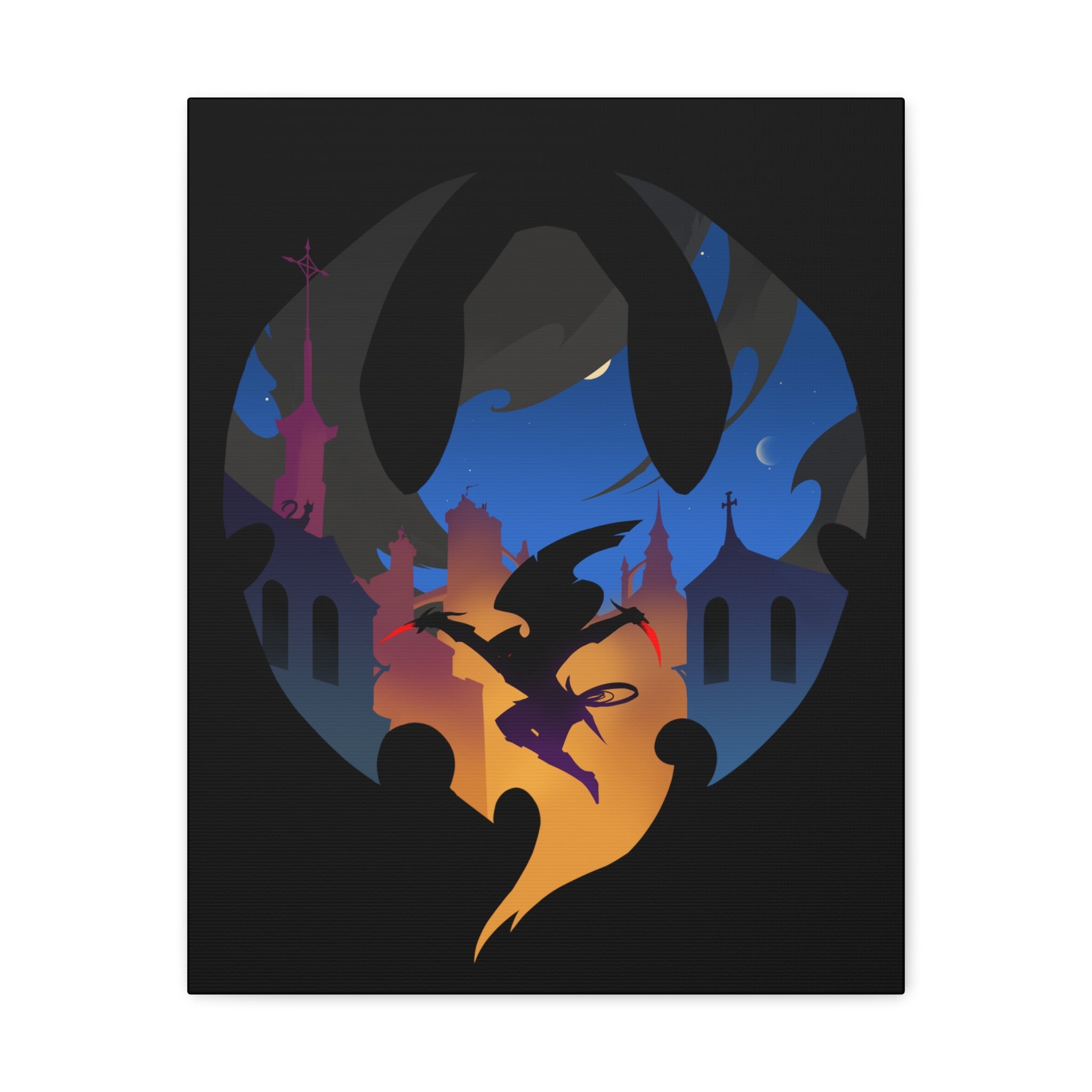 ROGUE CLASS SILHOUETTE CANVAS GALLERY WRAPS