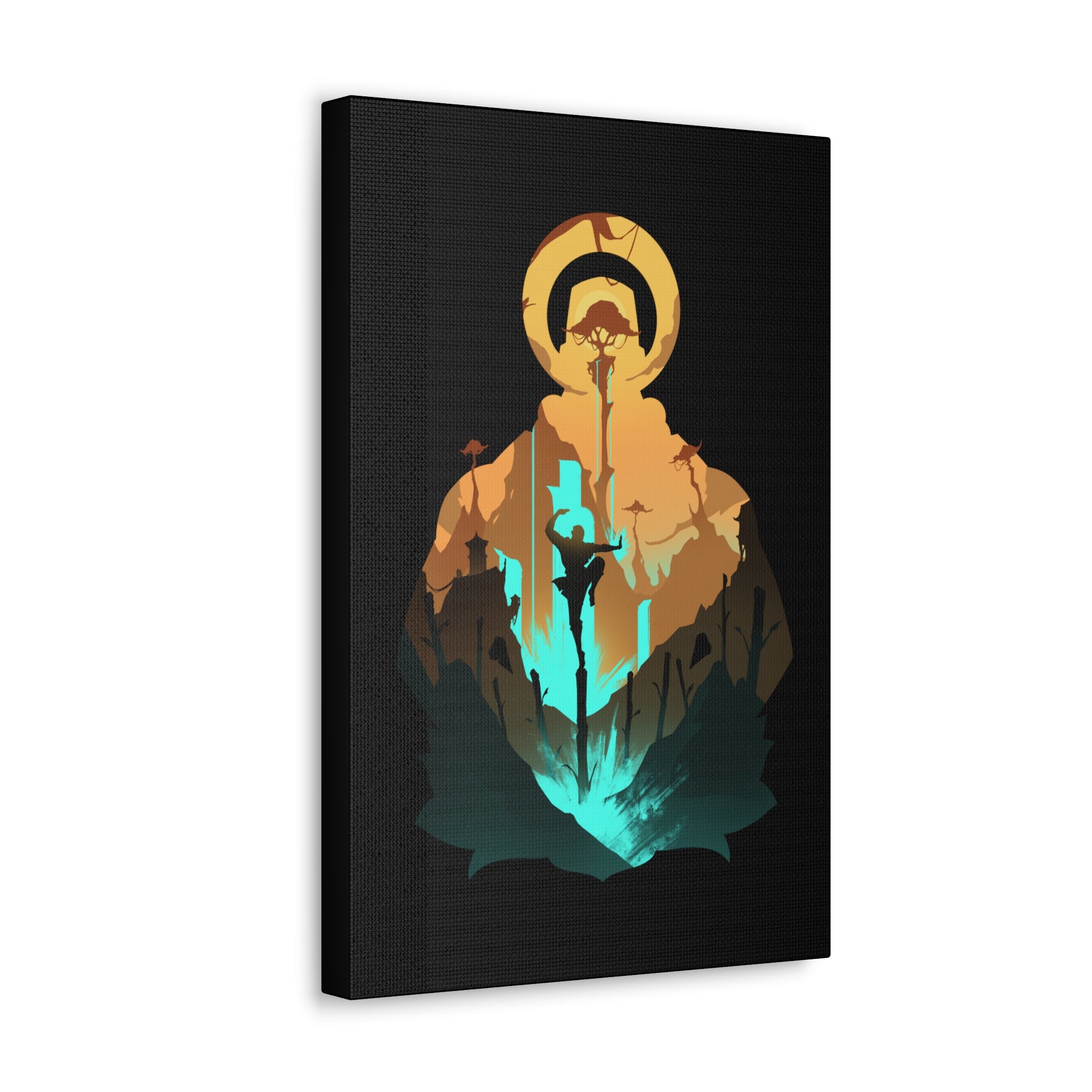 MONK CLASS SILHOUETTE CANVAS GALLERY WRAPS