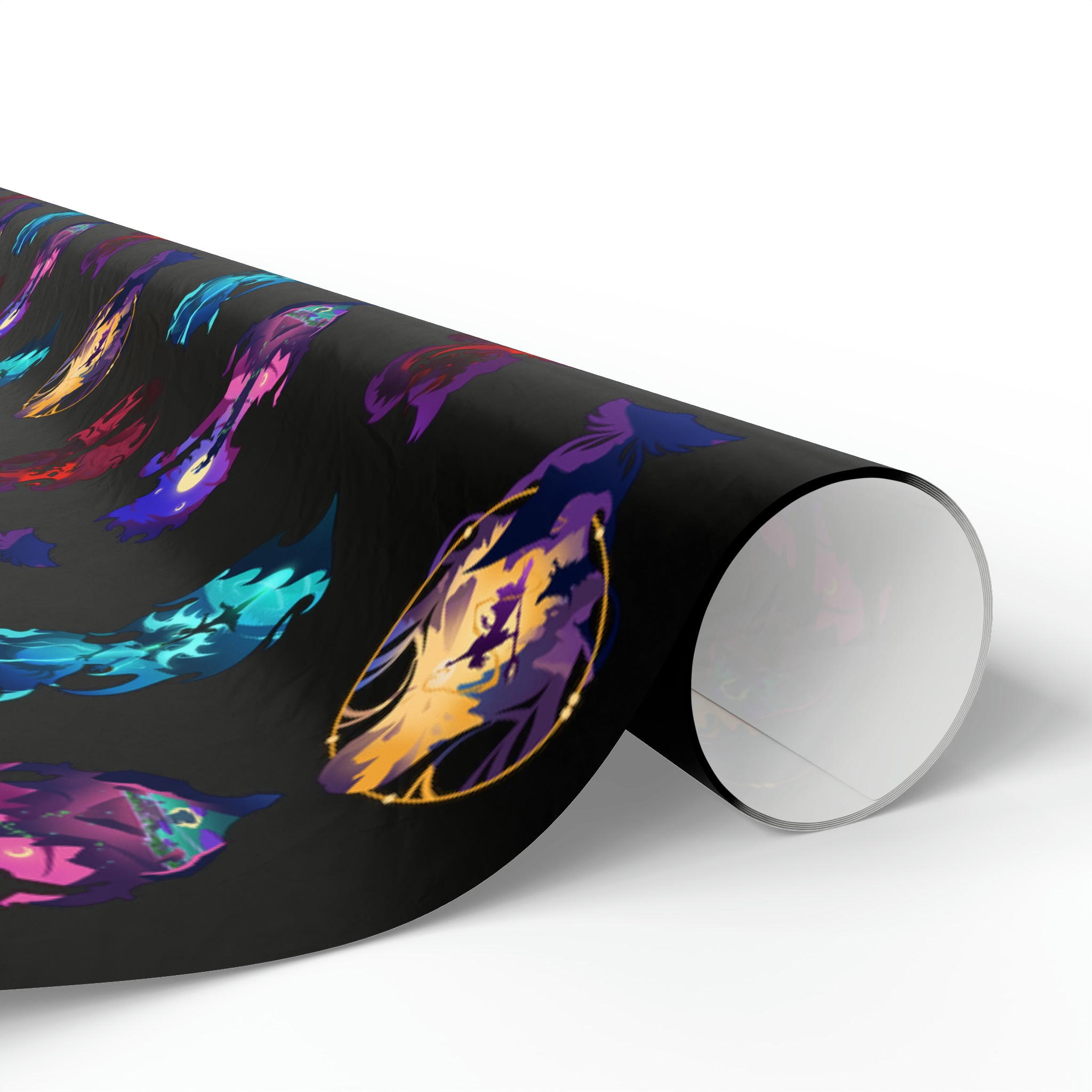 SPELLCASTER CLASS SILHOUETTE WRAPPING PAPER
