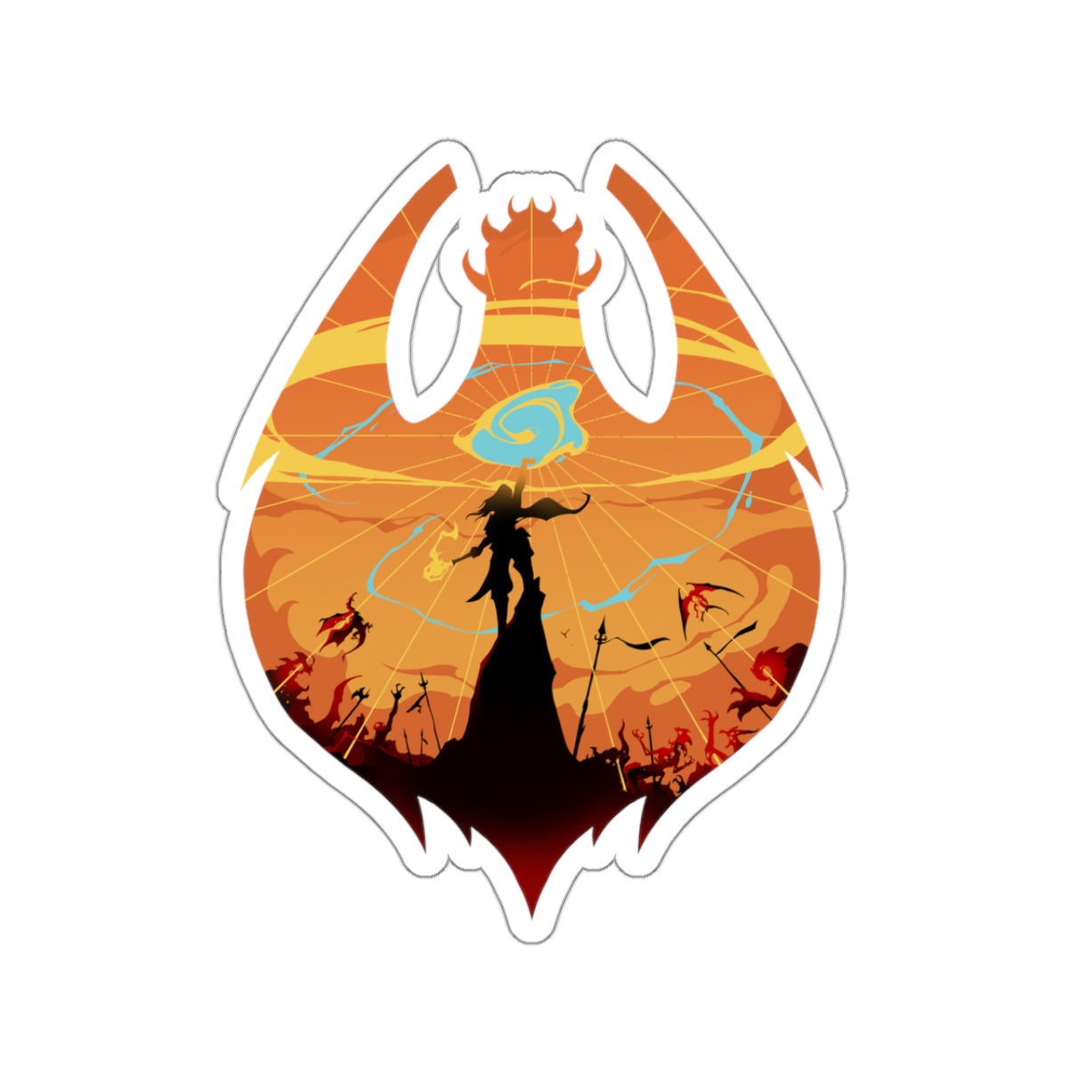 CLERIC CLASS SILHOUETTE KISS-CUT STICKER