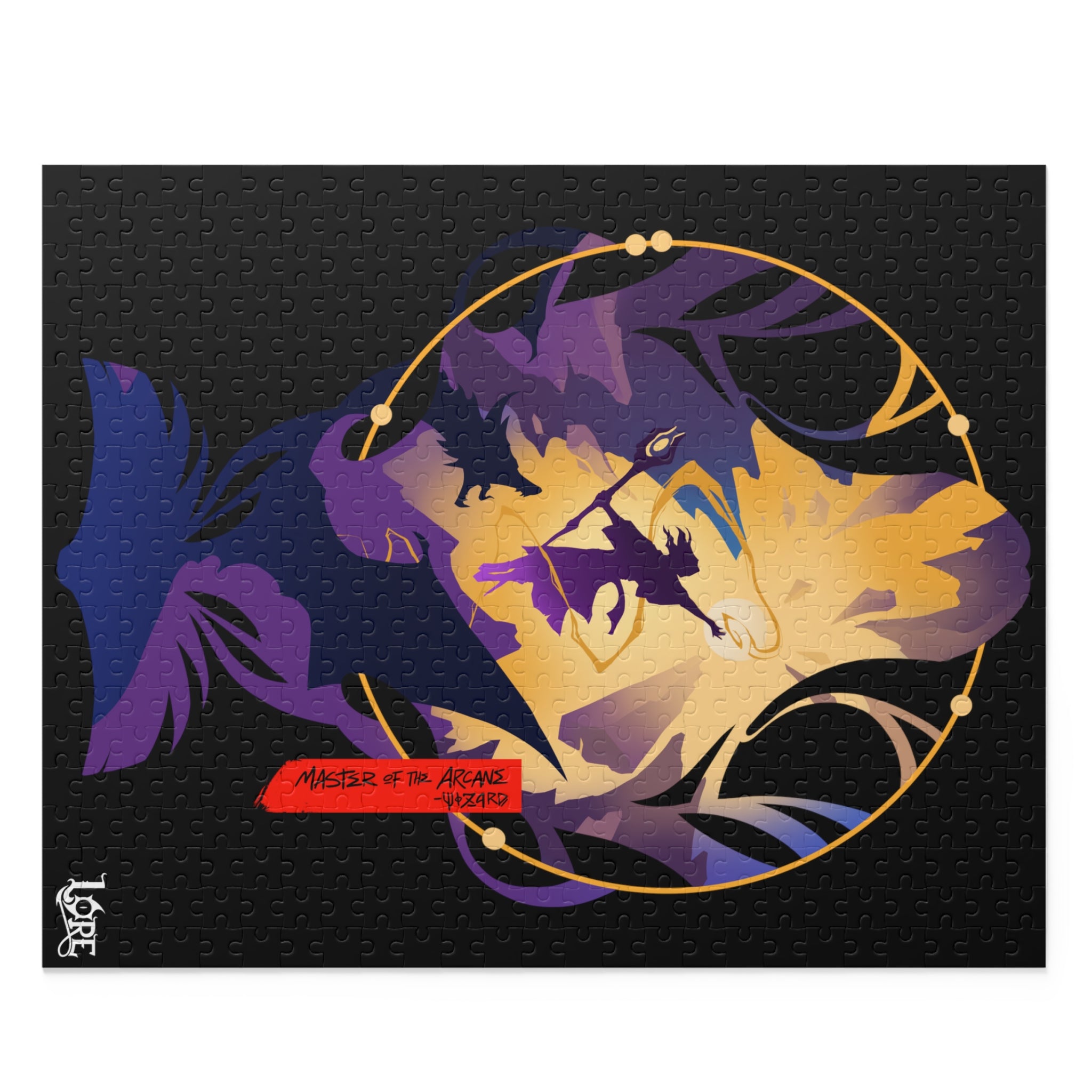 WIZARD CLASS SILHOUETTE PUZZLE (120, 252, 500-PIECE)