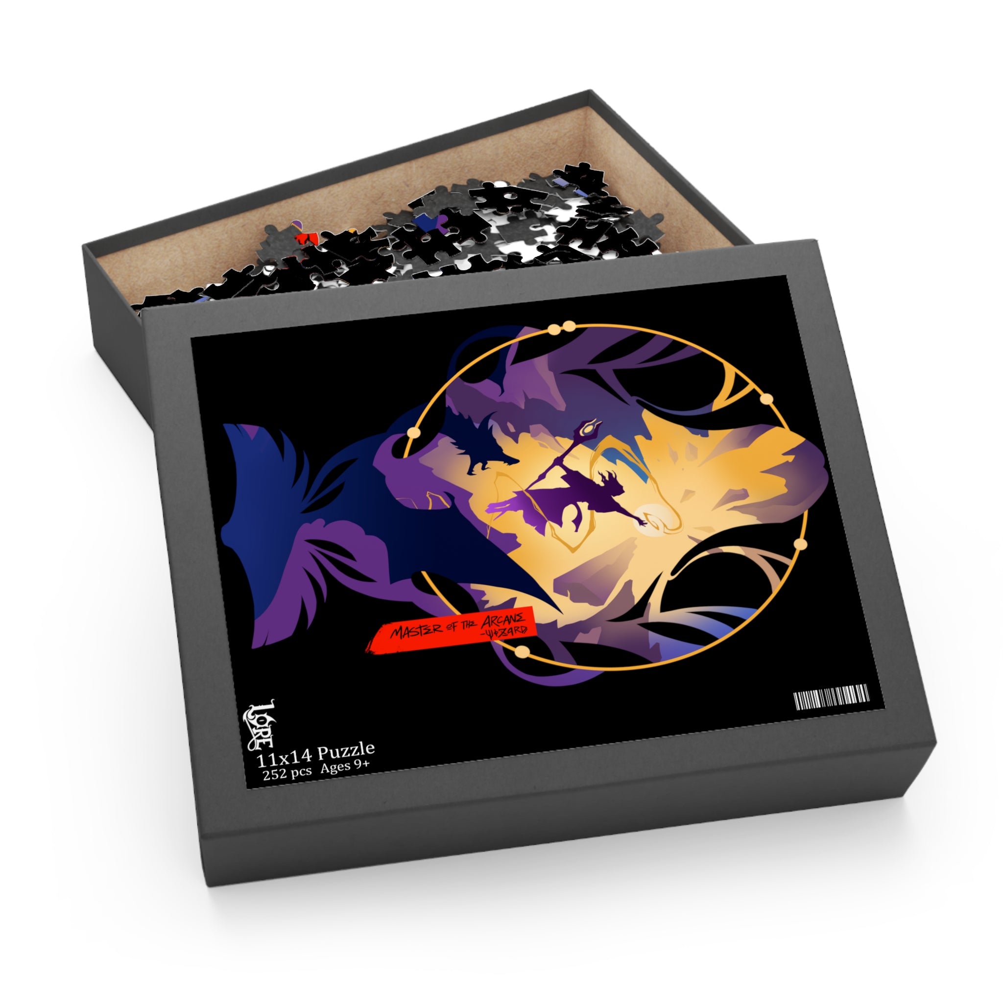 WIZARD CLASS SILHOUETTE PUZZLE (120, 252, 500-PIECE)