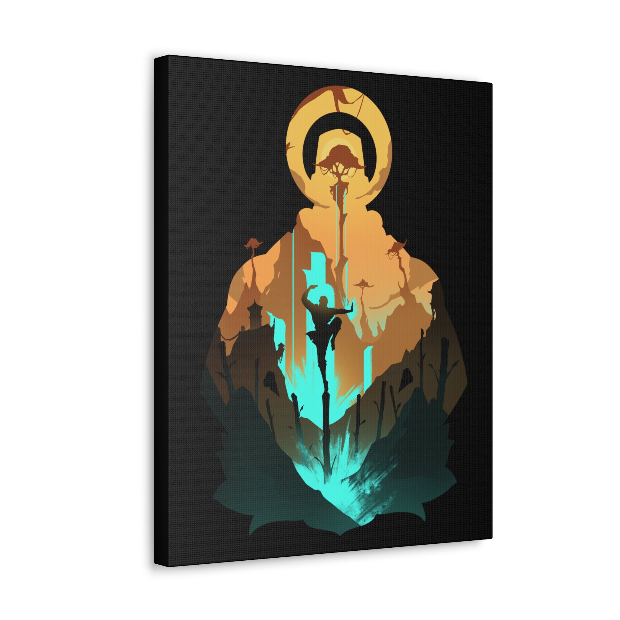 MONK CLASS SILHOUETTE CANVAS GALLERY WRAPS
