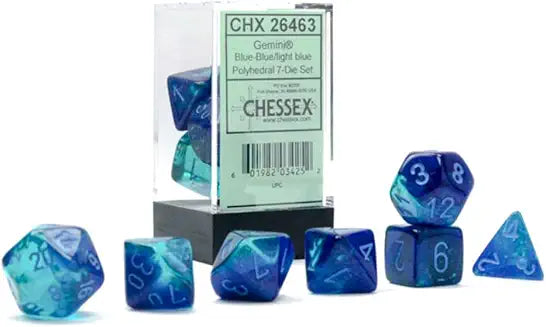 7-Die Set Gemini Luminary: Blue-Blue/Light Blue
