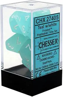 7-Die Set Frosted: Teal/White
