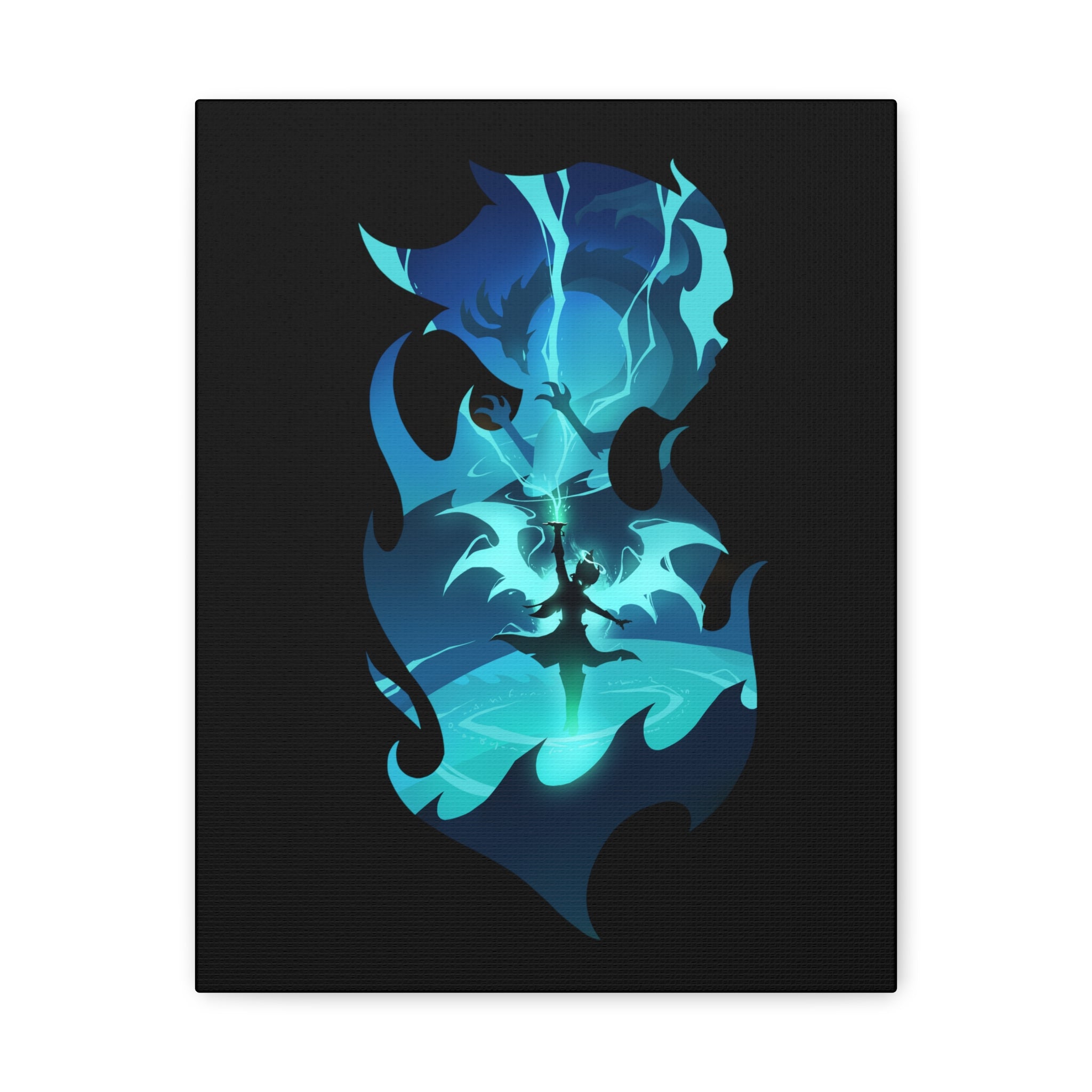 SORCERER CLASS SILHOUETTE CANVAS GALLERY WRAPS