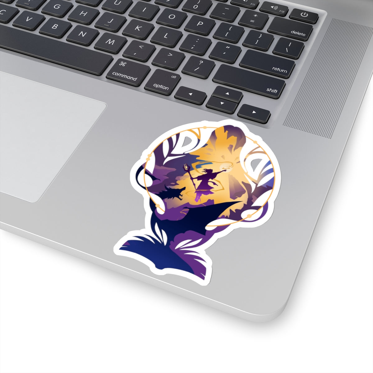 WIZARD CLASS SILHOUETTE KISS-CUT STICKER