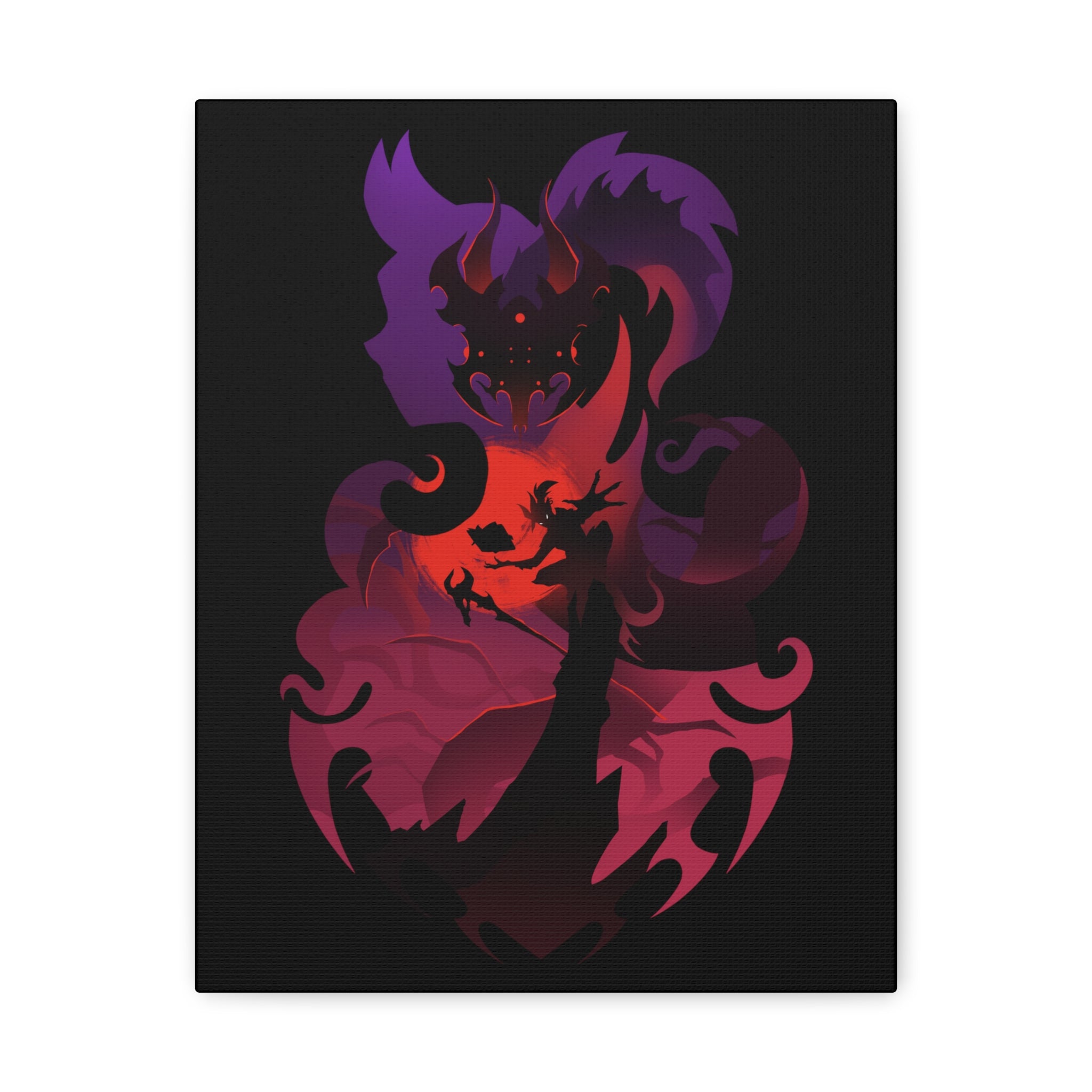 WARLOCK CLASS SILHOUETTE CANVAS GALLERY WRAPS