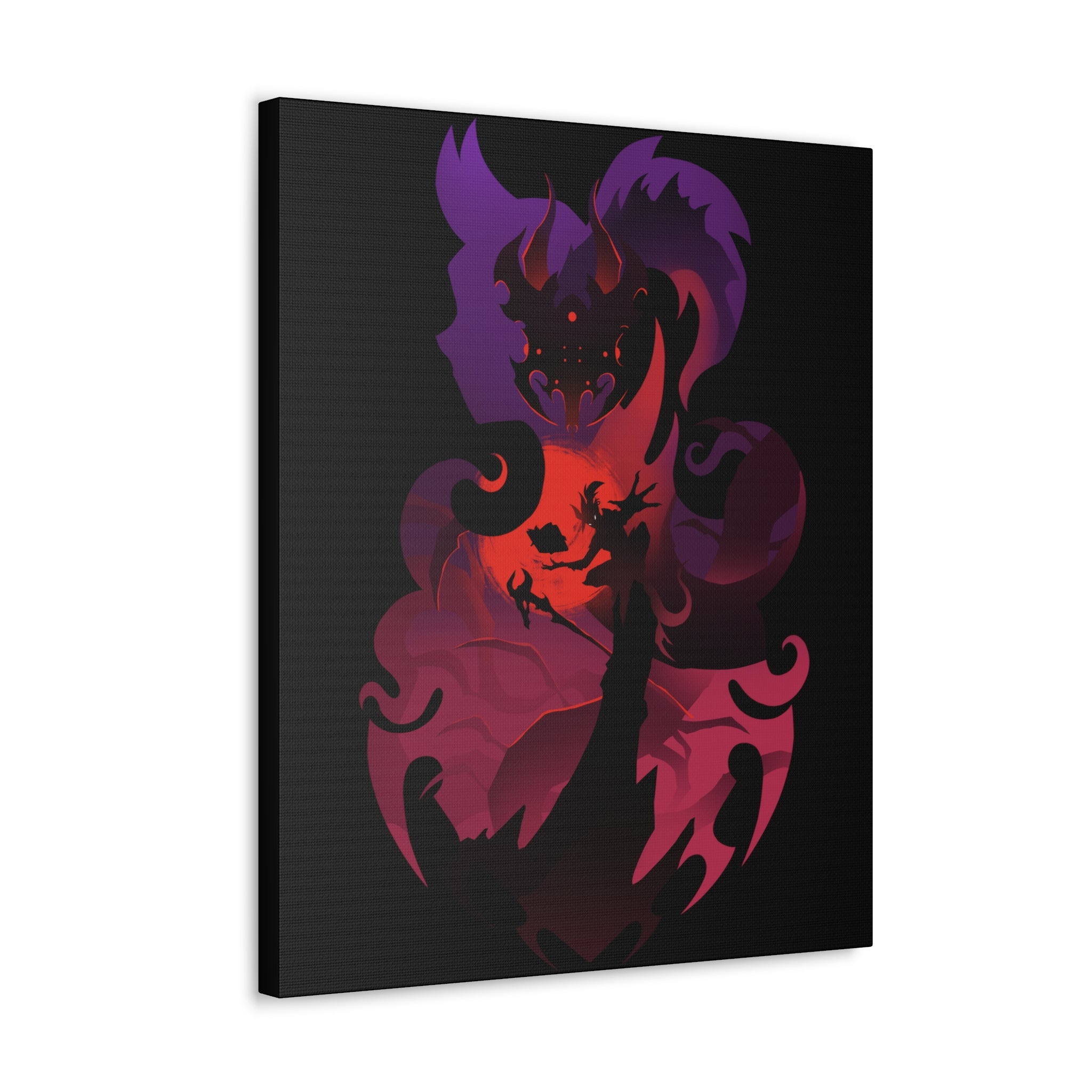 WARLOCK CLASS SILHOUETTE CANVAS GALLERY WRAPS