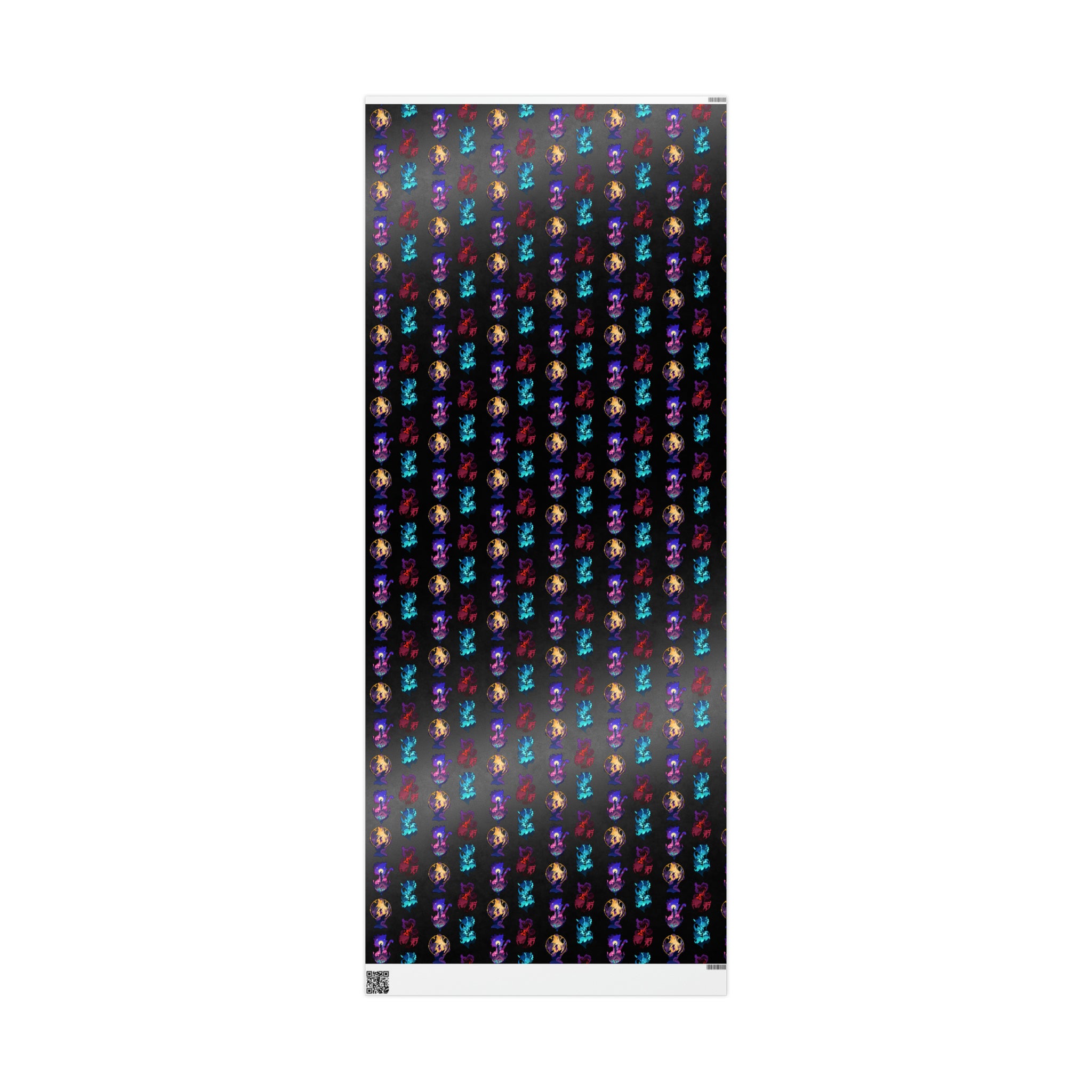 SPELLCASTER CLASS SILHOUETTE WRAPPING PAPER