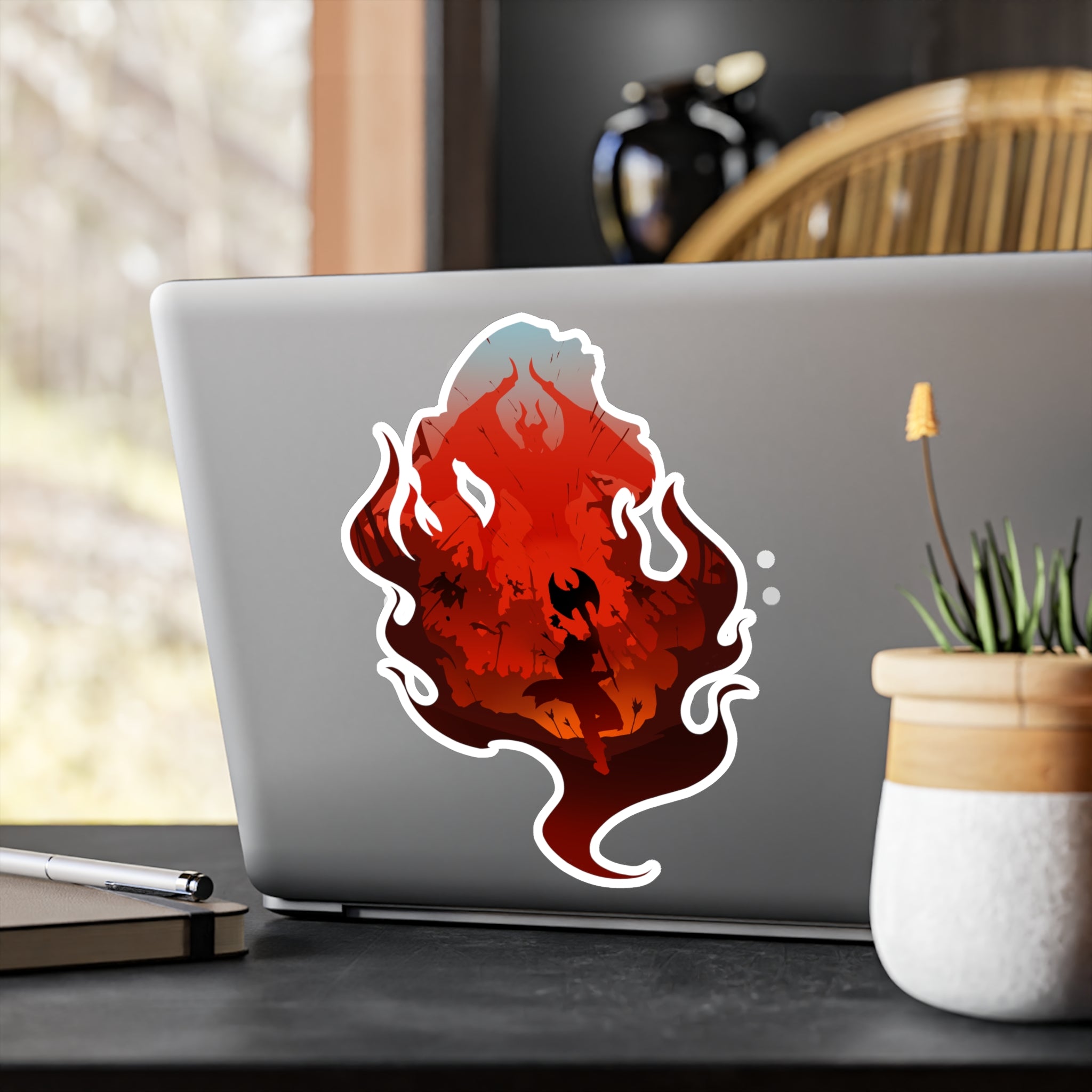 BARBARIAN CLASS SILHOUETTE KISS-CUT VINYL DECAL