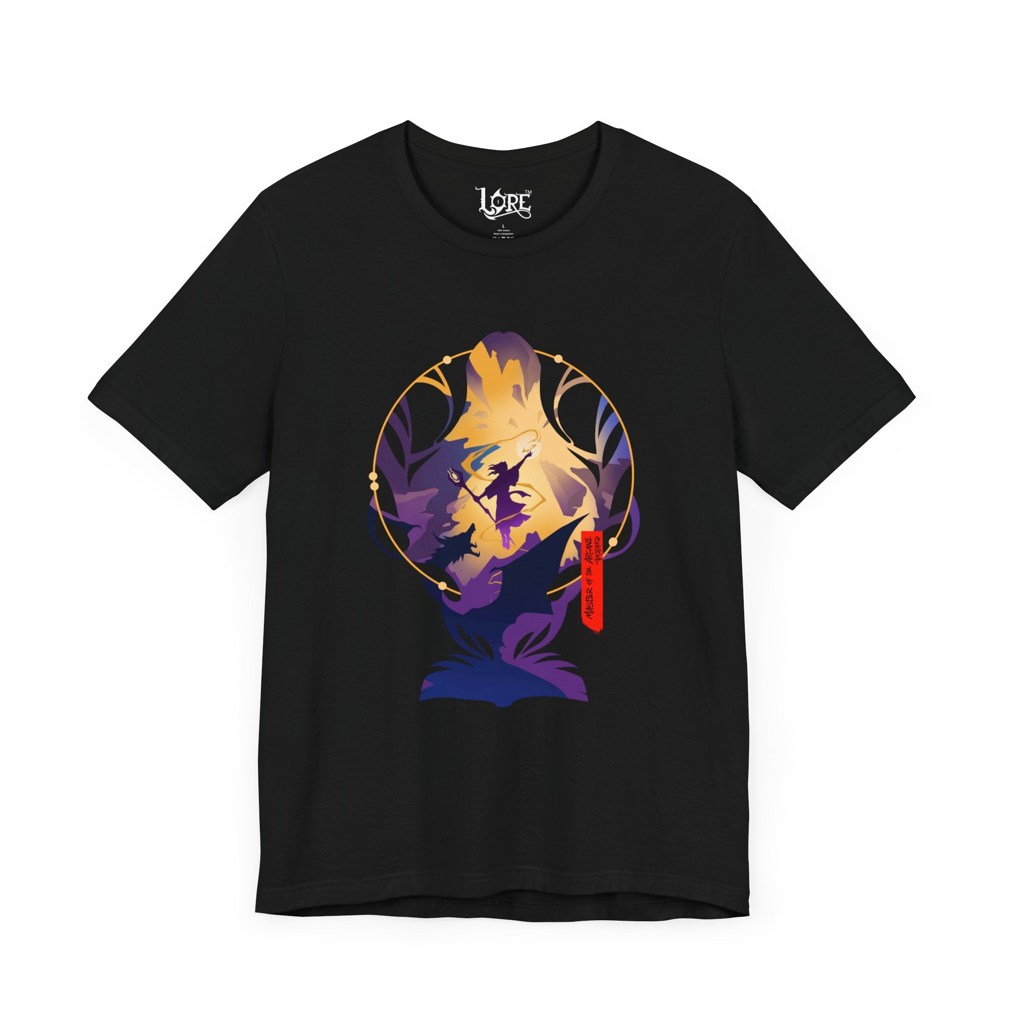 WIZARD CLASS SILHOUETTE T-SHIRT - RED BANNER EDITION