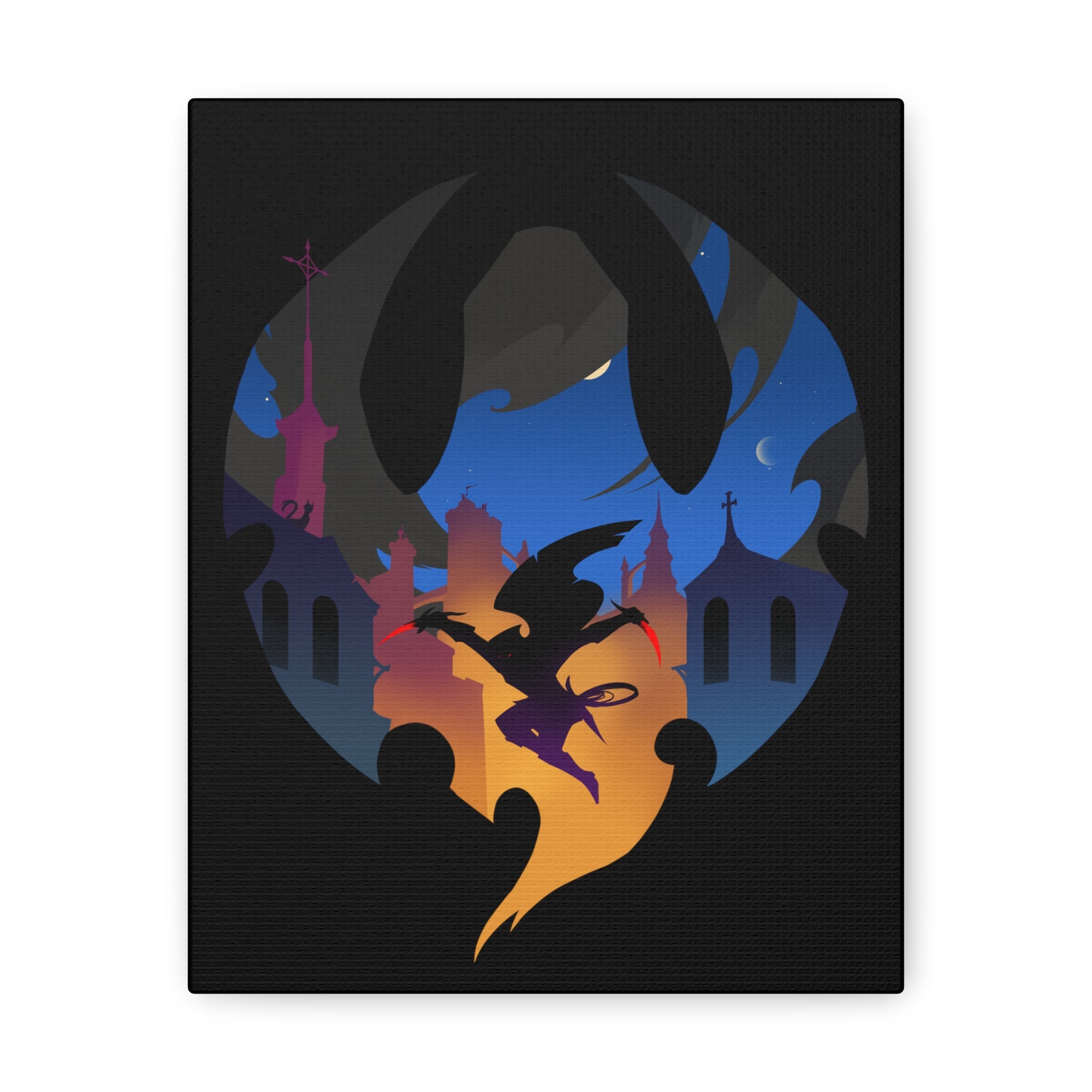 ROGUE CLASS SILHOUETTE CANVAS GALLERY WRAPS