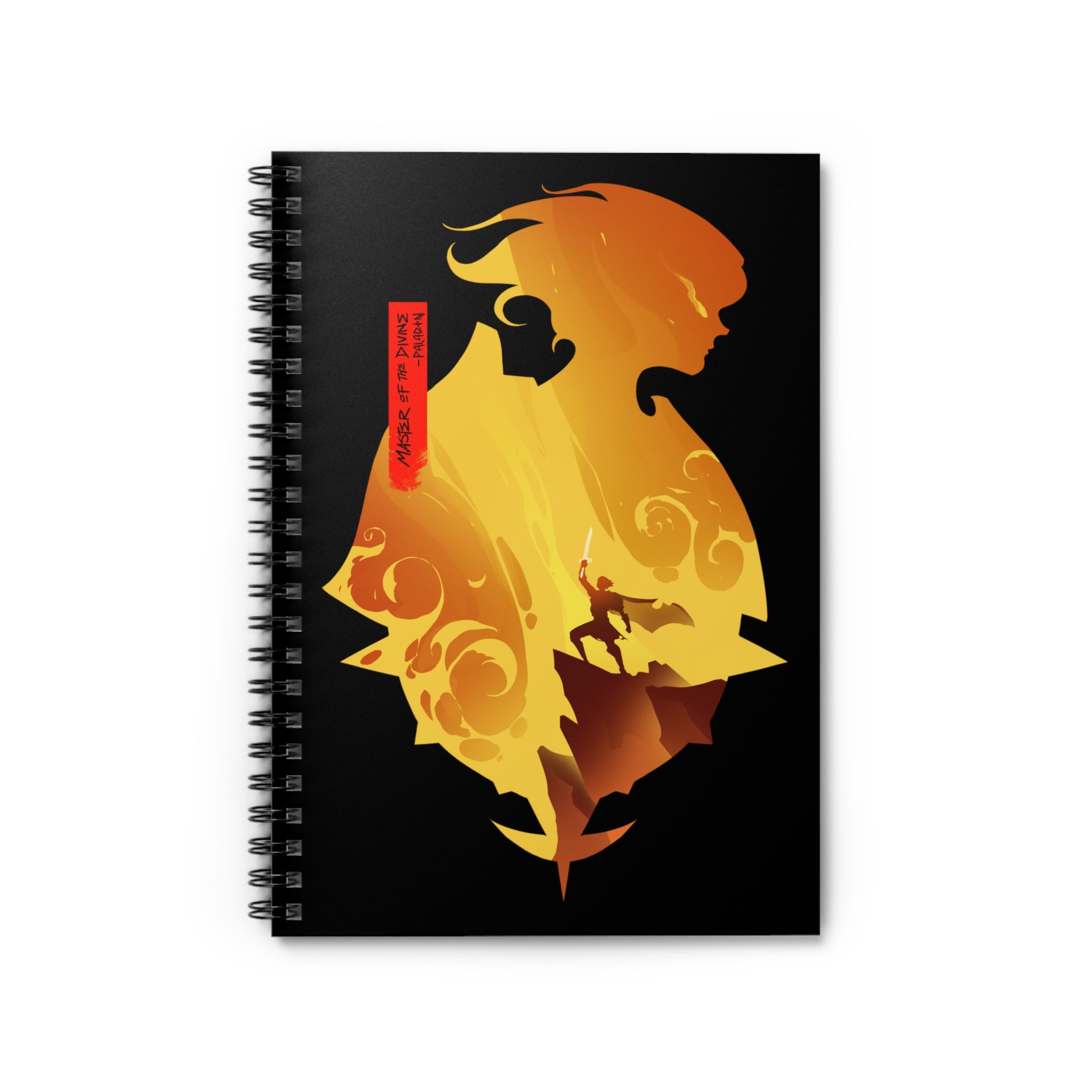 PALADIN CLASS SILHOUETTE CAMPAIGN JOURNAL SPIRAL NOTEBOOK